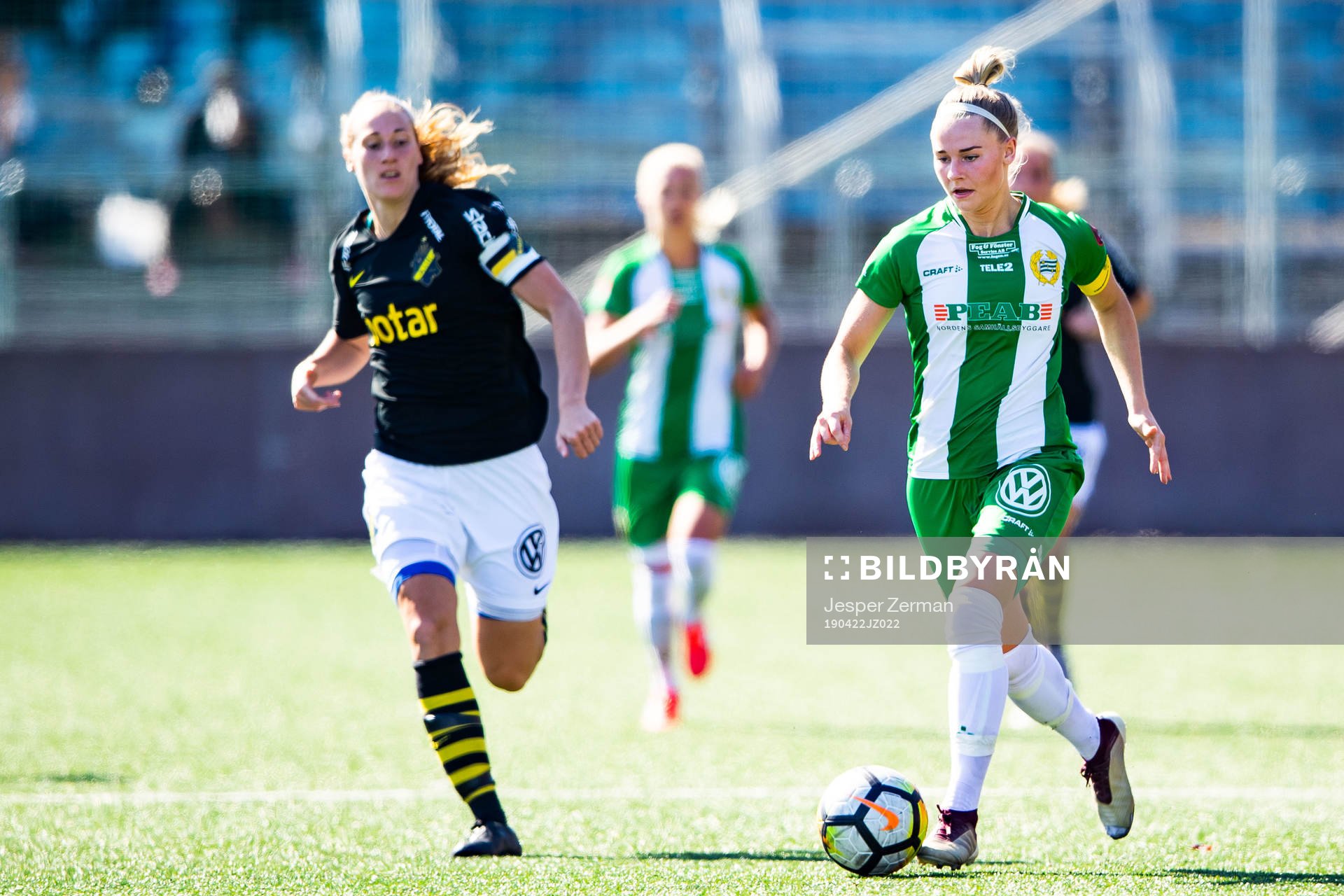 s Matilda Rosqvist och Hammarbys Emma Jansson