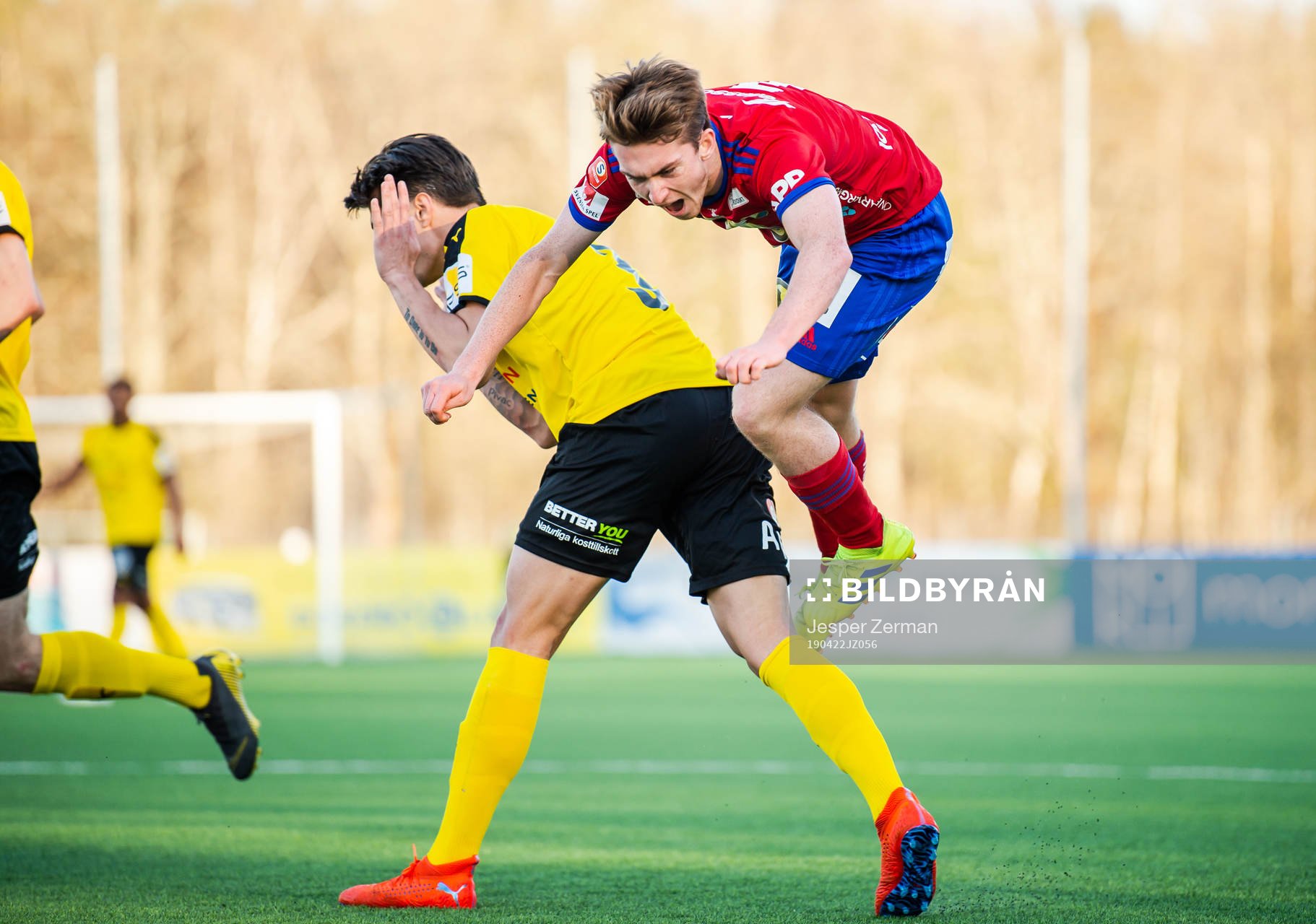 Frejs Jon Birkfeldt och Östers Carl Johansson