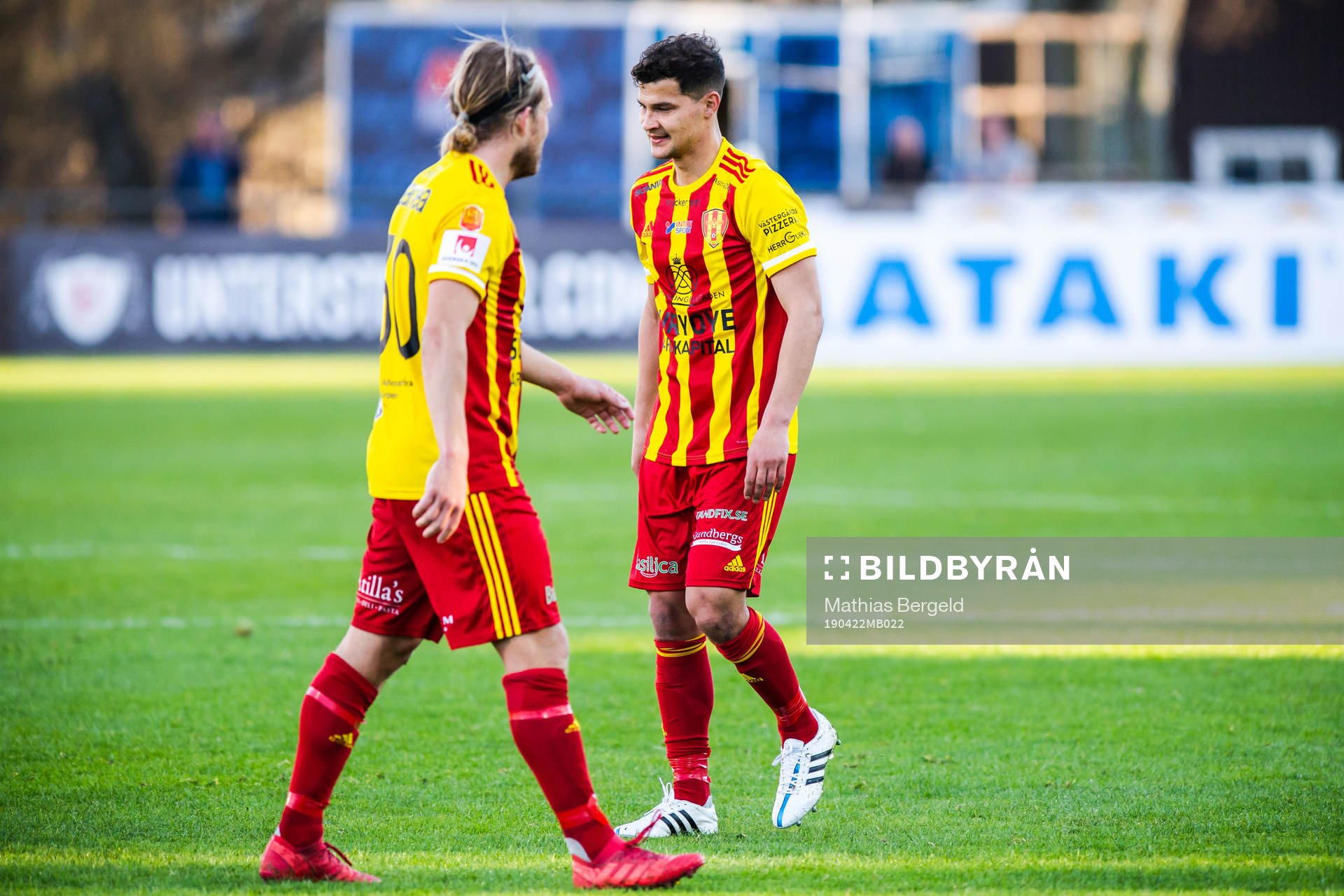 Syrianskas Anders Bååth och Mauricio Albornoz deppar