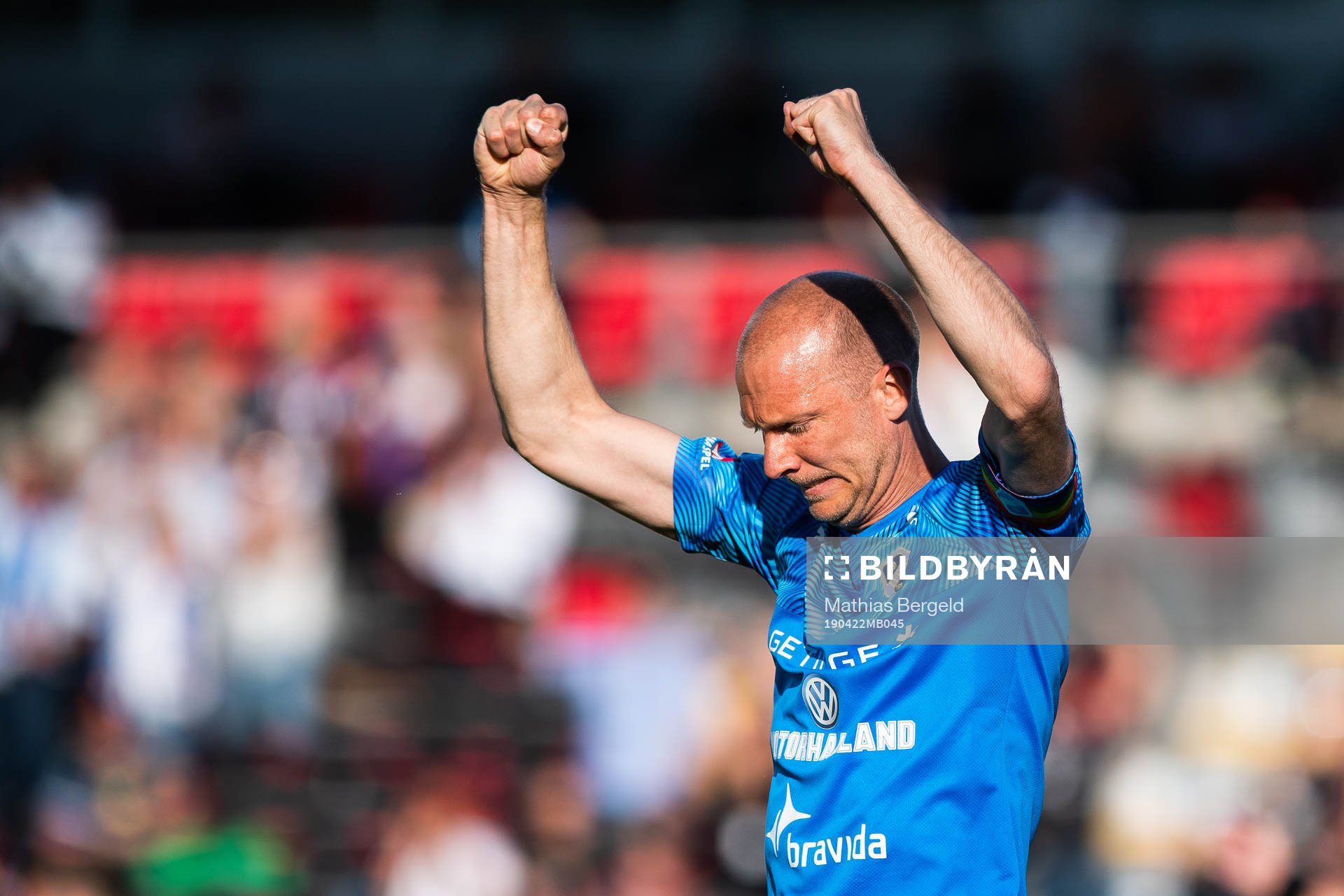 Halmstads Andreas Johansson jublar