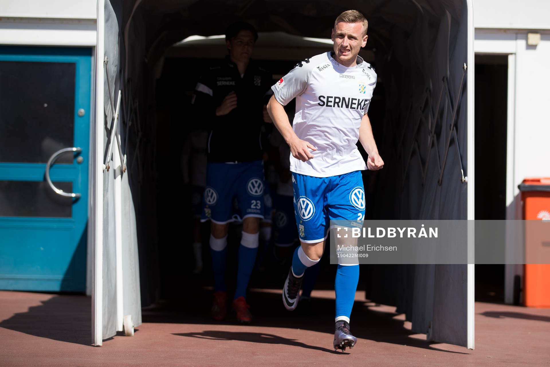 IFK Göteborgs Sebastian Ohlsson innan fotbollsmatchen i