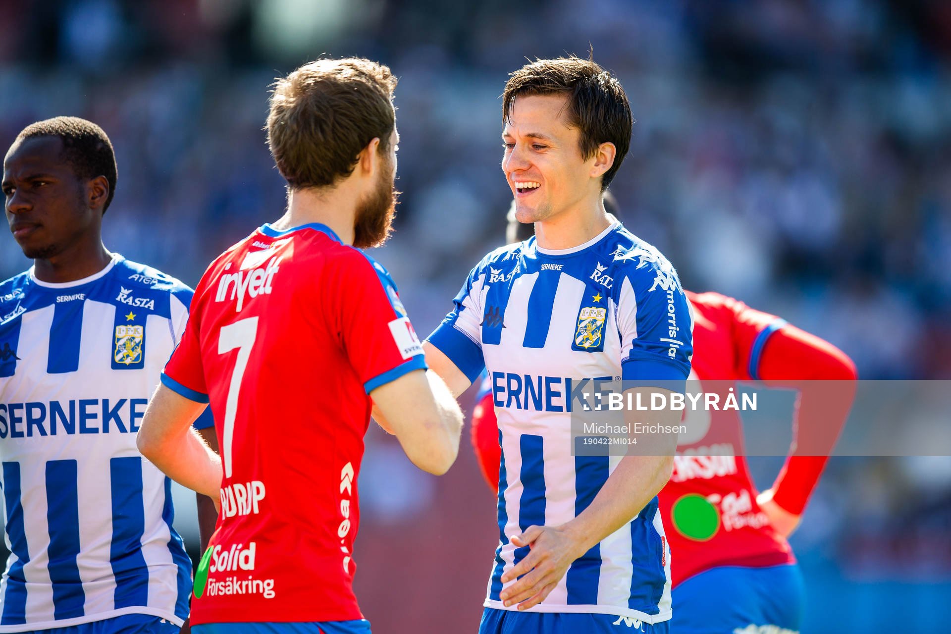 Helsingborgs Anders Randrup och IFK Göteborgs Lasse Vibe
