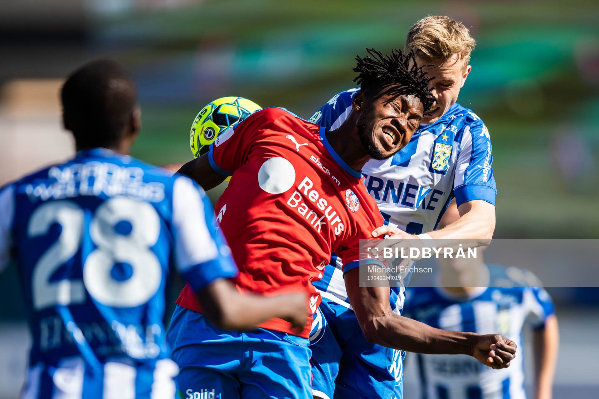 Helsingborgs Mamudu Moro och IFK Göteborgs Victor