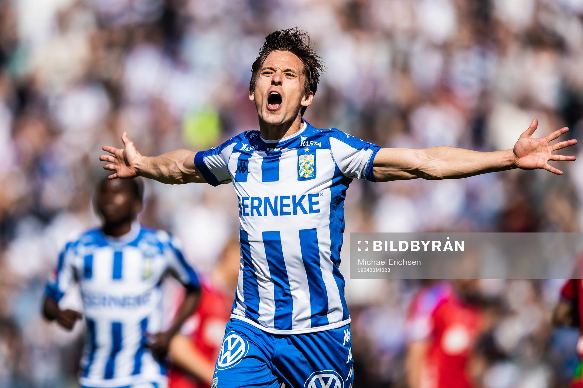 IFK Göteborgs Lasse Vibe jublar