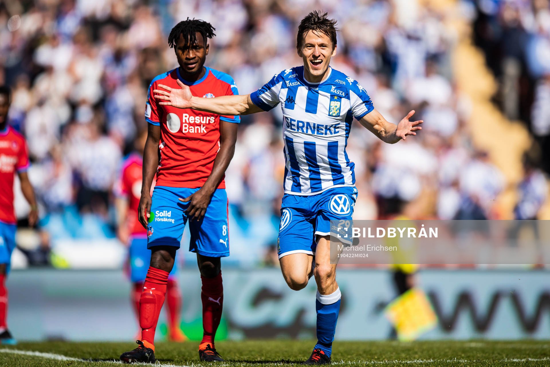 IFK Göteborgs Lasse Vibe jublar