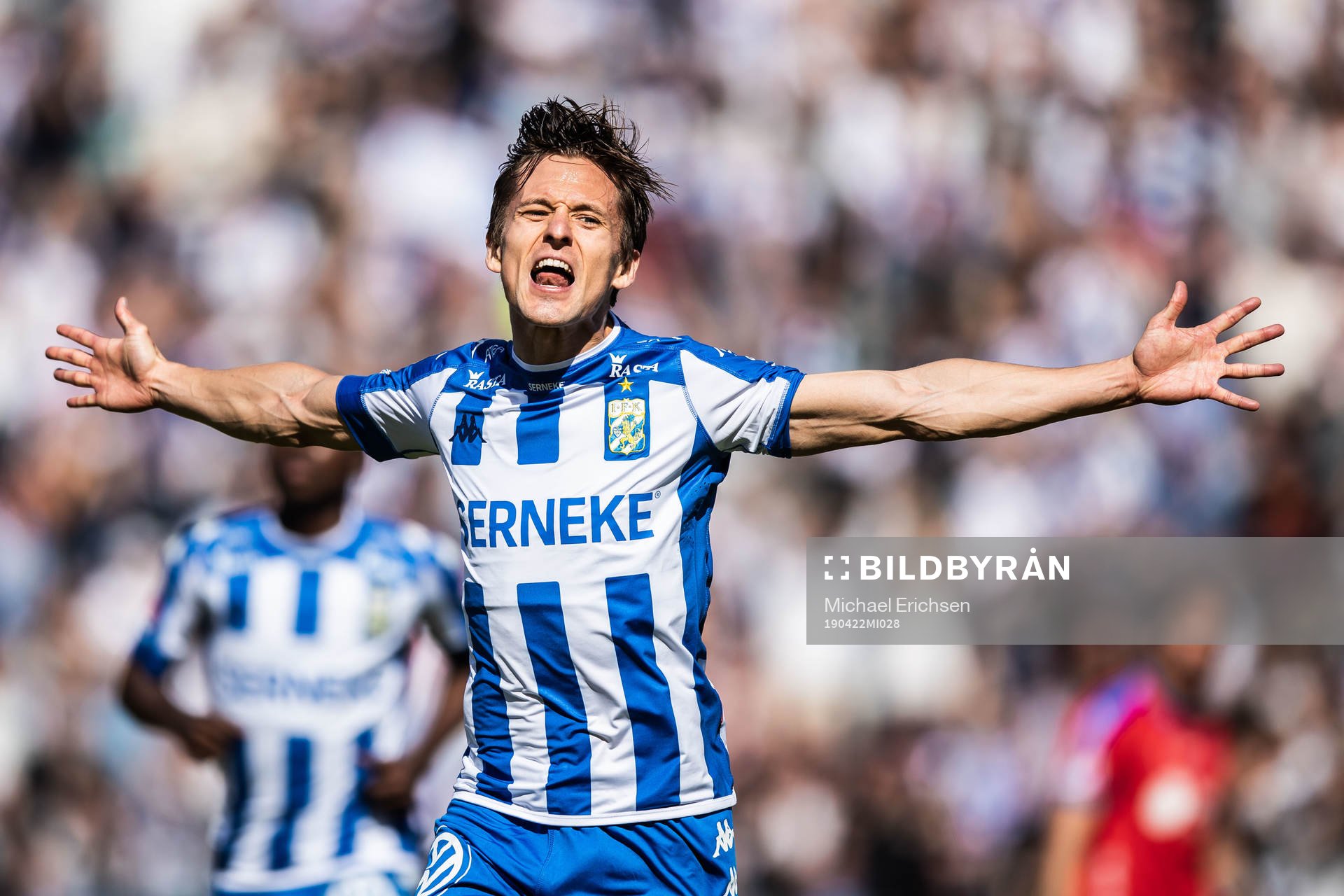 IFK Göteborgs Lasse Vibe jublar