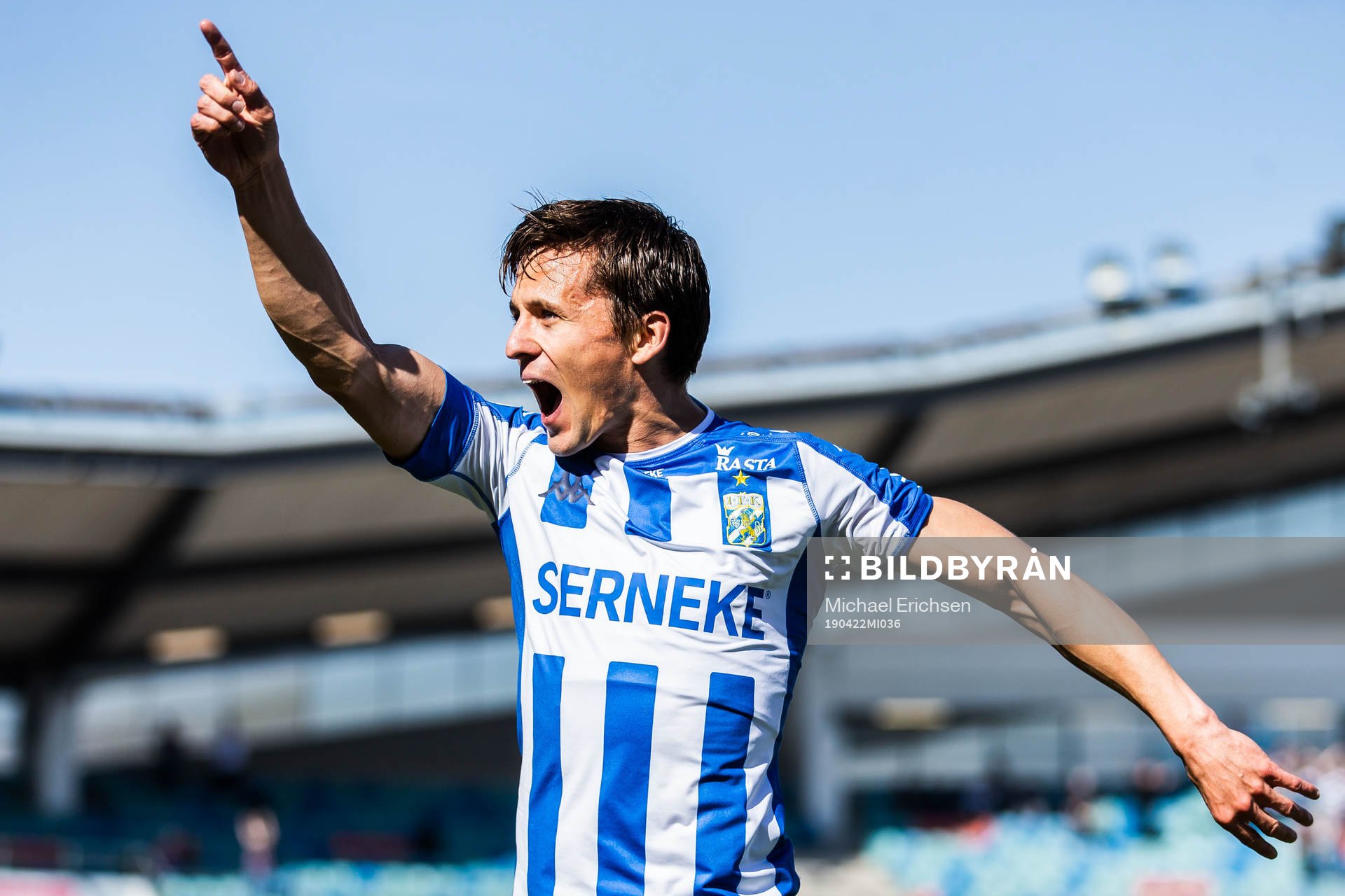 IFK Göteborgs Lasse Vibe jublar