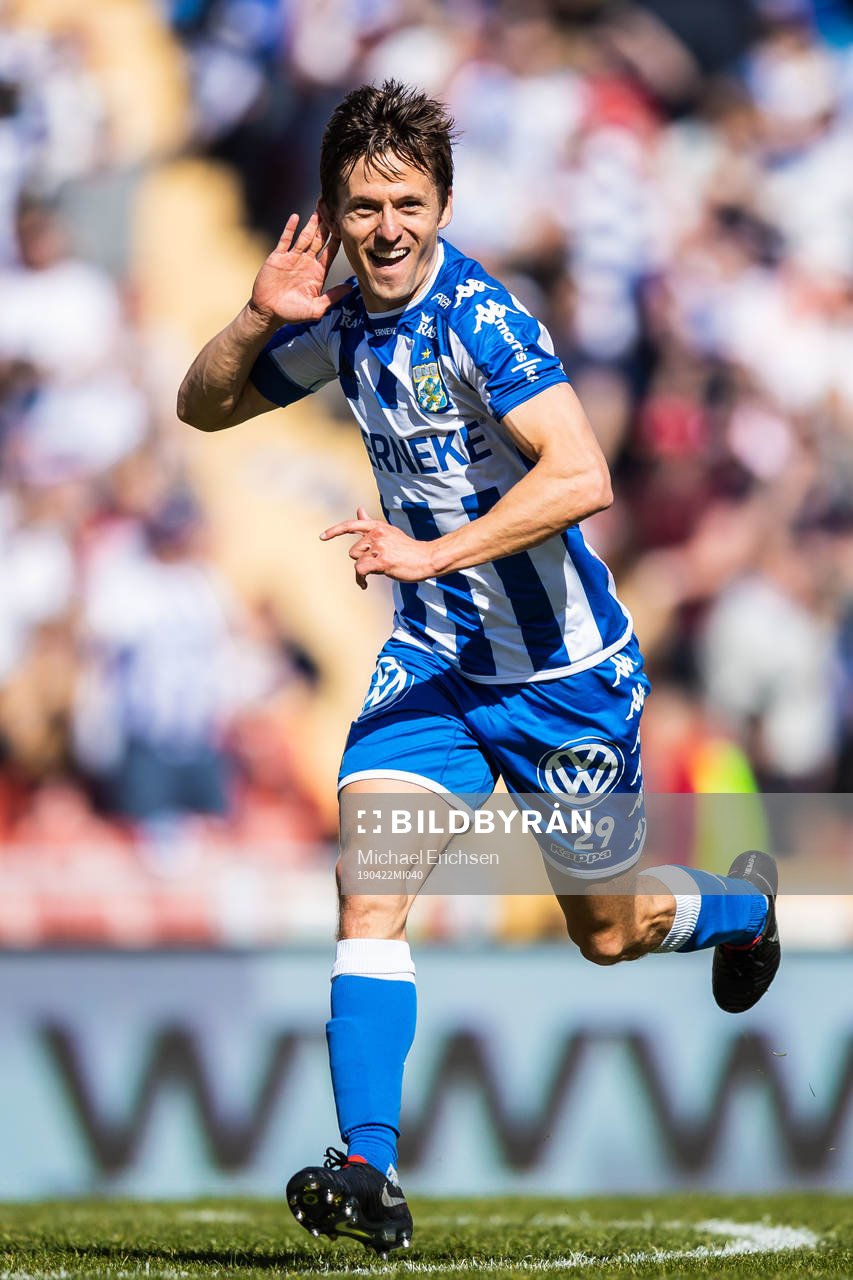 IFK Göteborgs Lasse Vibe jublar