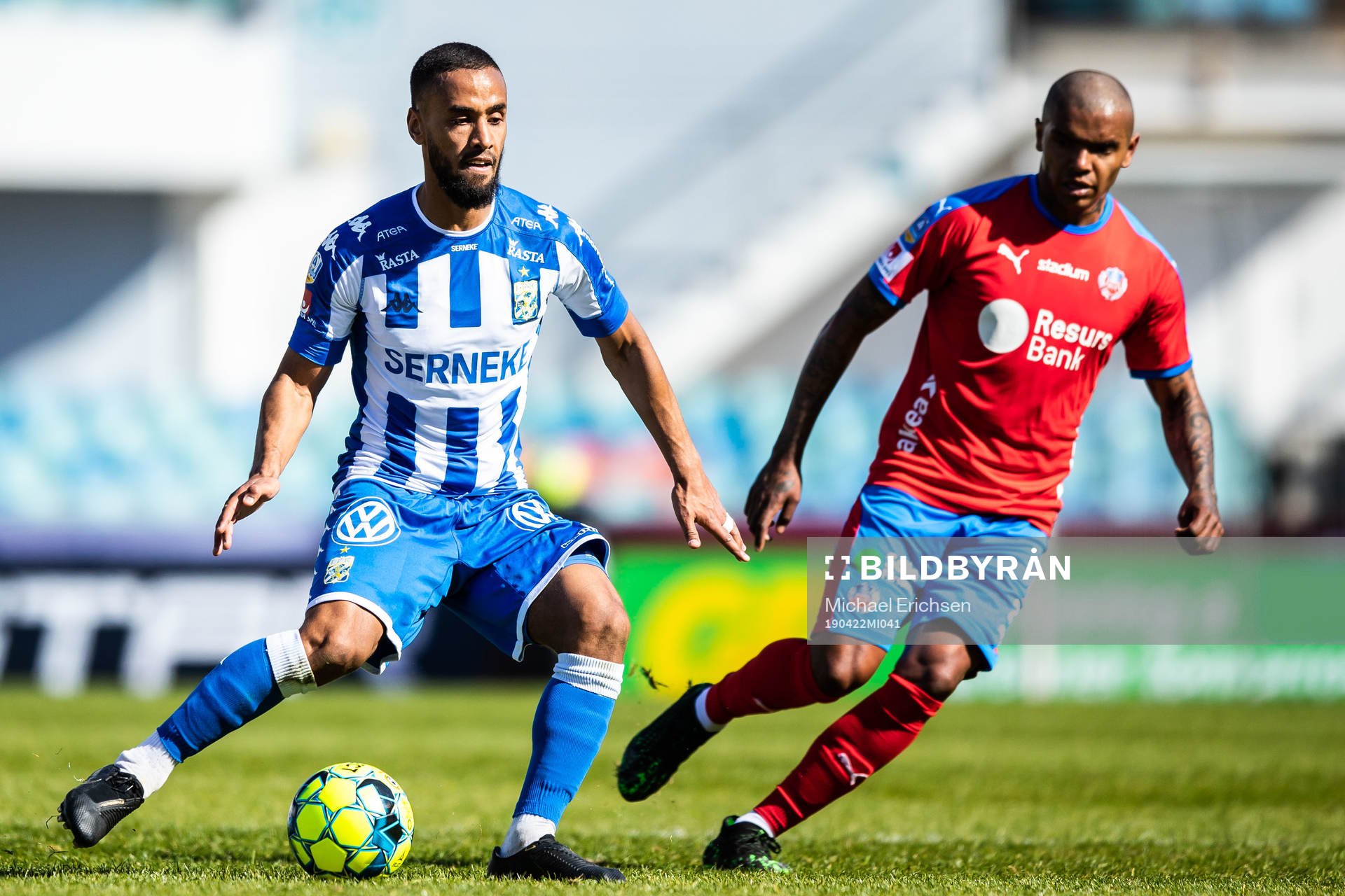 IFK Göteborgs Junes Barny och Helsingborgs Wanderson do