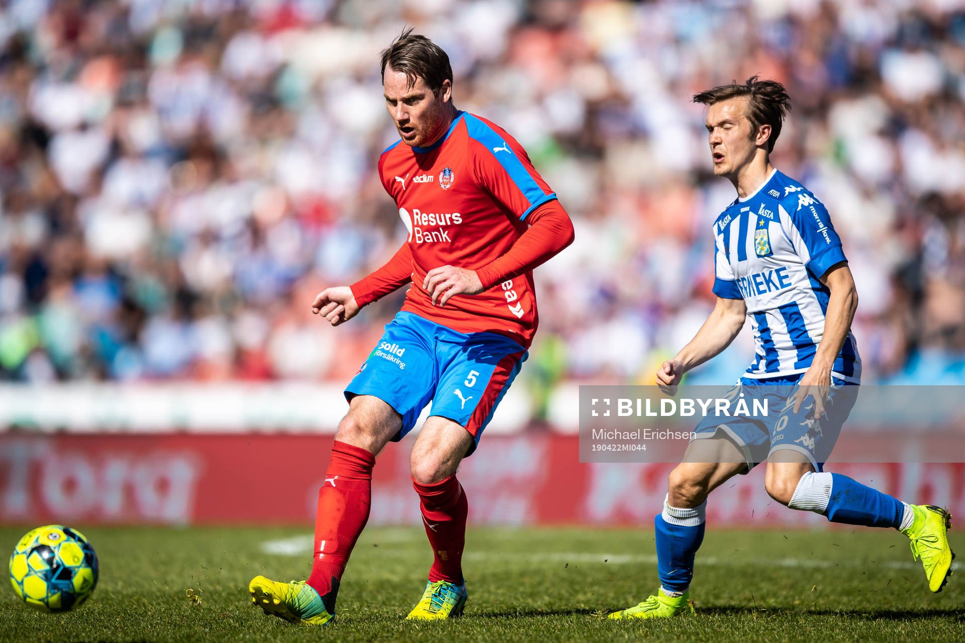 Helsingborgs Johan Persson och IFK Göteborgs Patrik