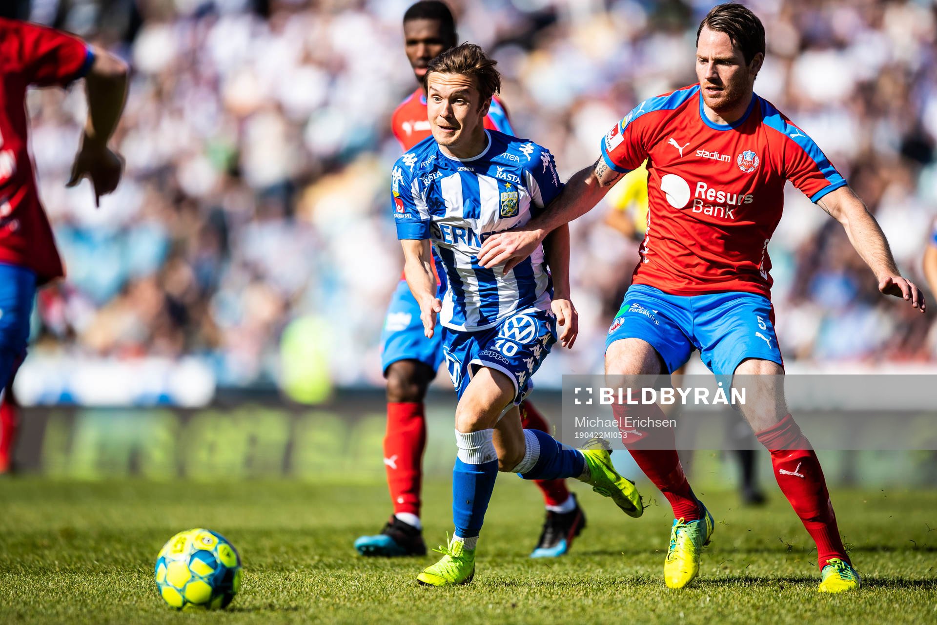 IFK Göteborgs Patrik Karlsson Lagemyr och Helsingborgs