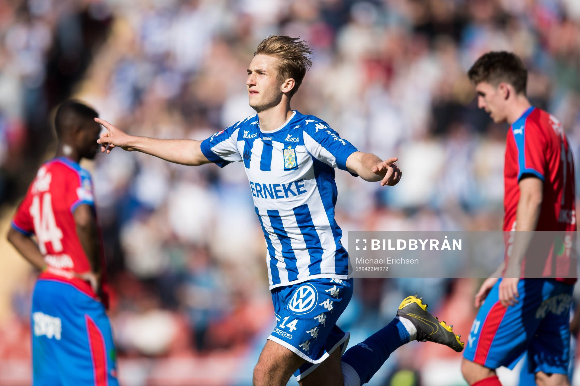 IFK Göteborgs Benjamin Nygren jublar
