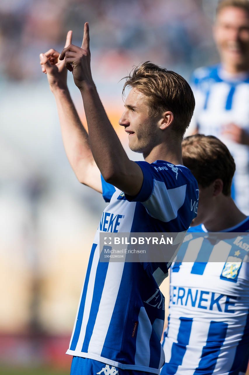 IFK Göteborgs Benjamin Nygren jublar