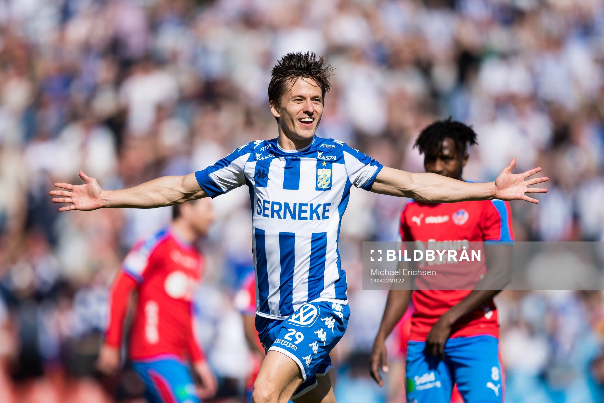 IFK Göteborgs Lasse Vibe jublar