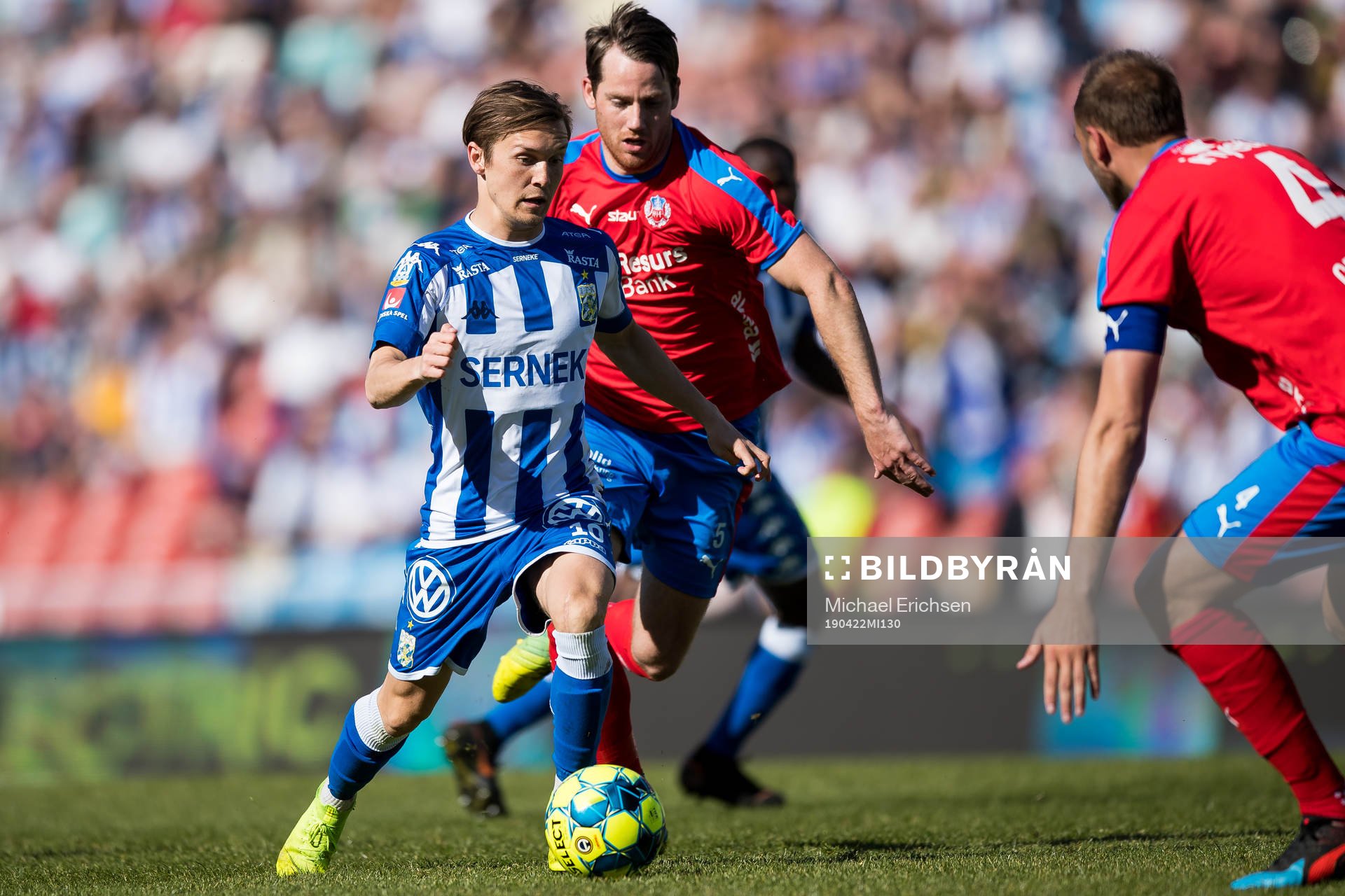 IFK Göteborgs Patrik Karlsson Lagemyr och Helsingborgs