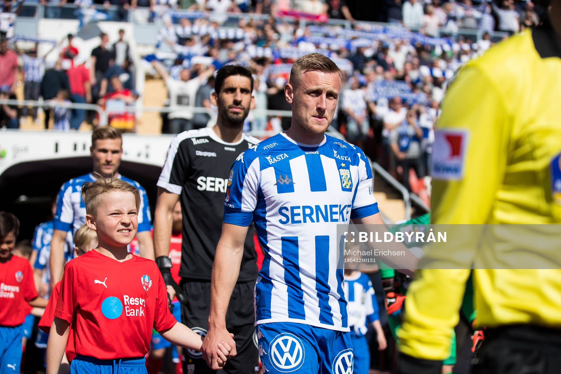 IFK Göteborgs Sebastian Ohlsson innan fotbollsmatchen i