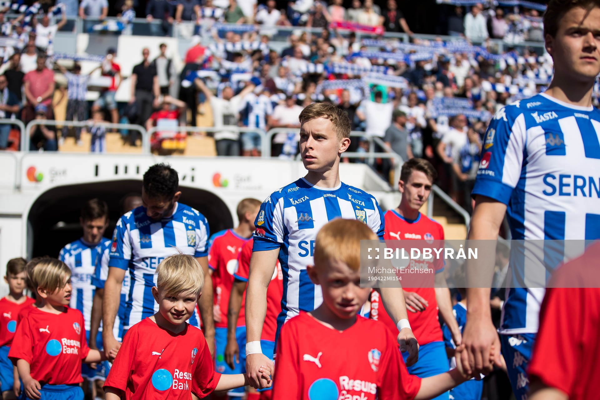 IFK Göteborgs Victor Wernersson innan fotbollsmatchen i