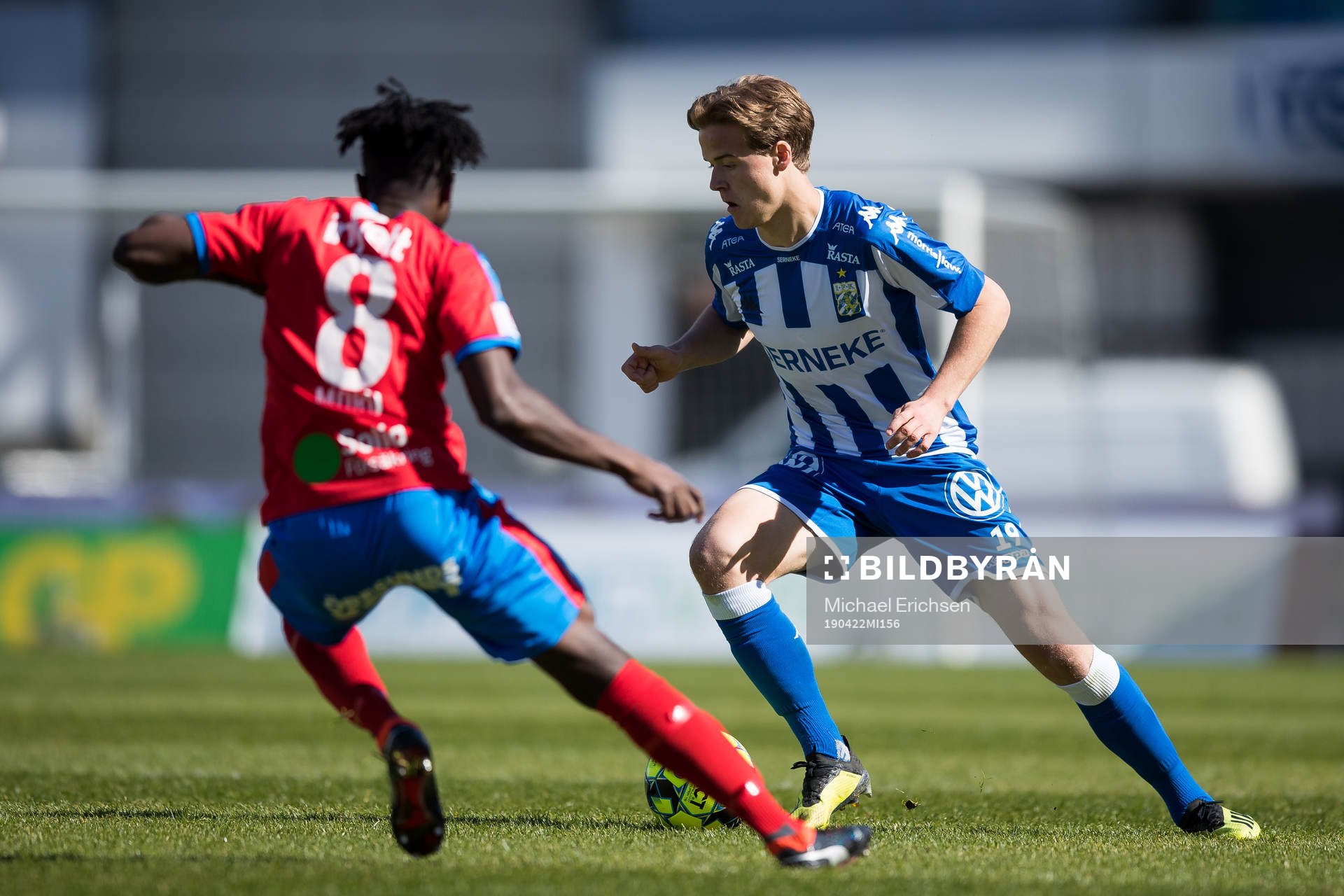 Helsingborgs Mamudu Moro mot IFK Göteborgs August