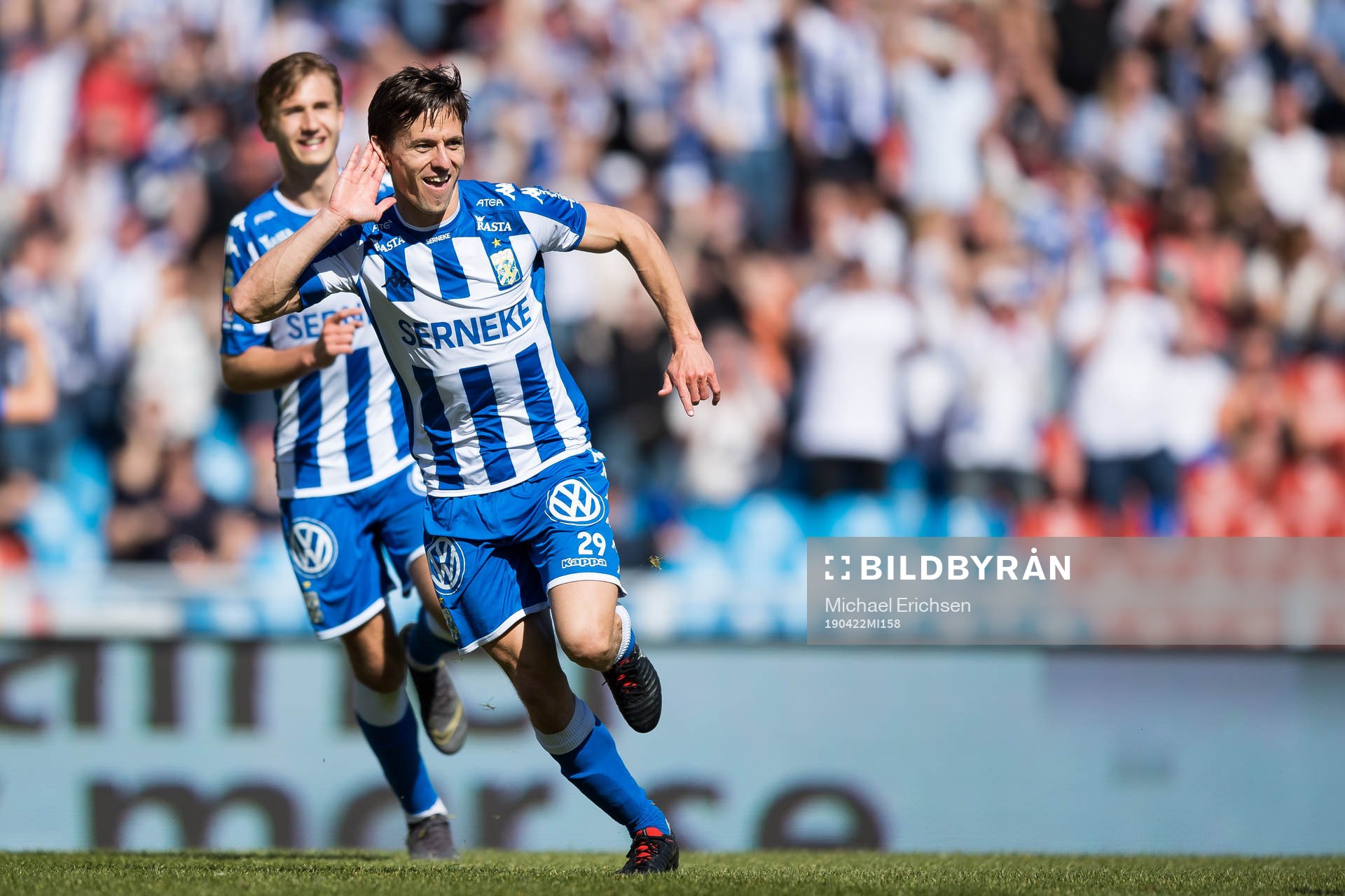 IFK Göteborgs Lasse Vibe jublar