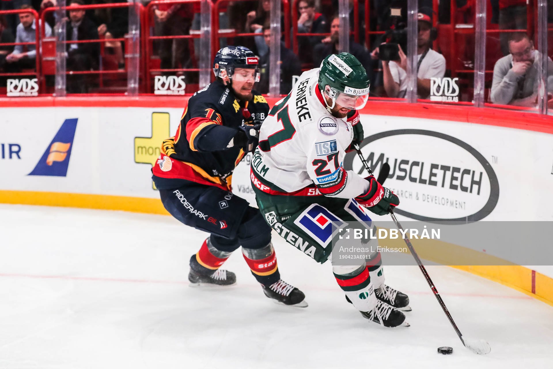 Djurgårdens Petteri Wirtanen och Frölundas Ponthus