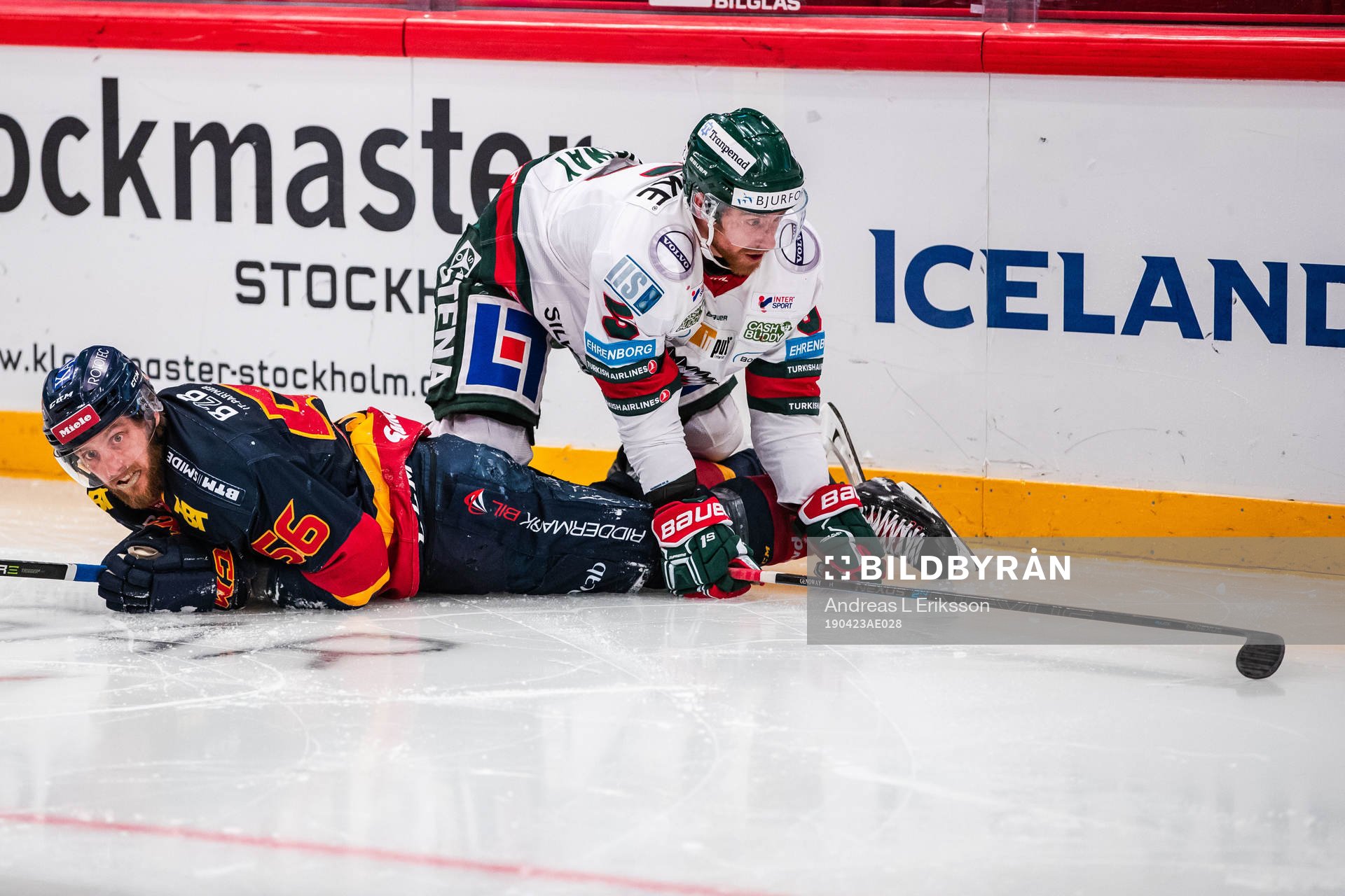 Djurgårdens Robin Norell och Frölundas Chay Genoway
