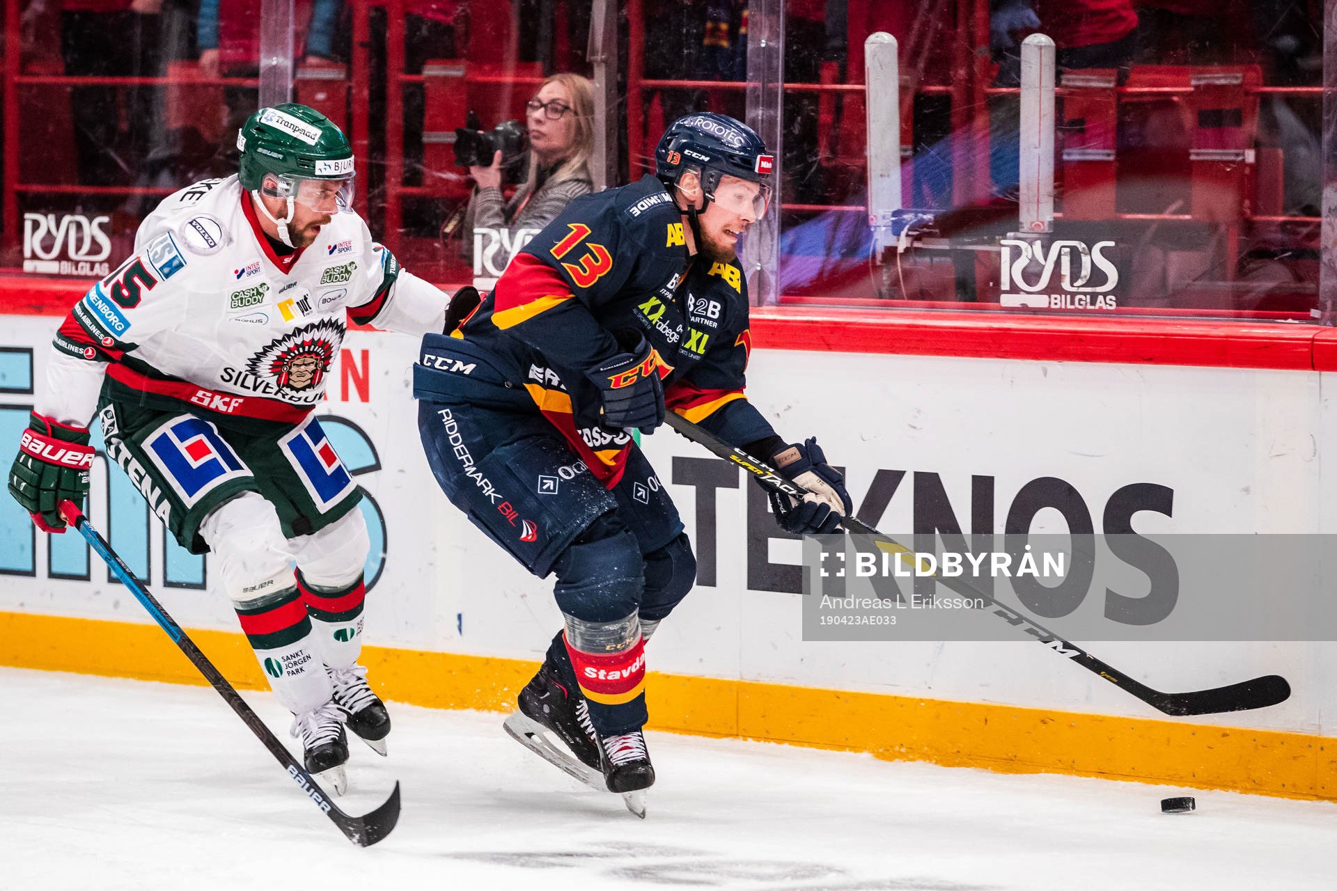Frölundas Anders Grönlund och Djurgårdens Petteri