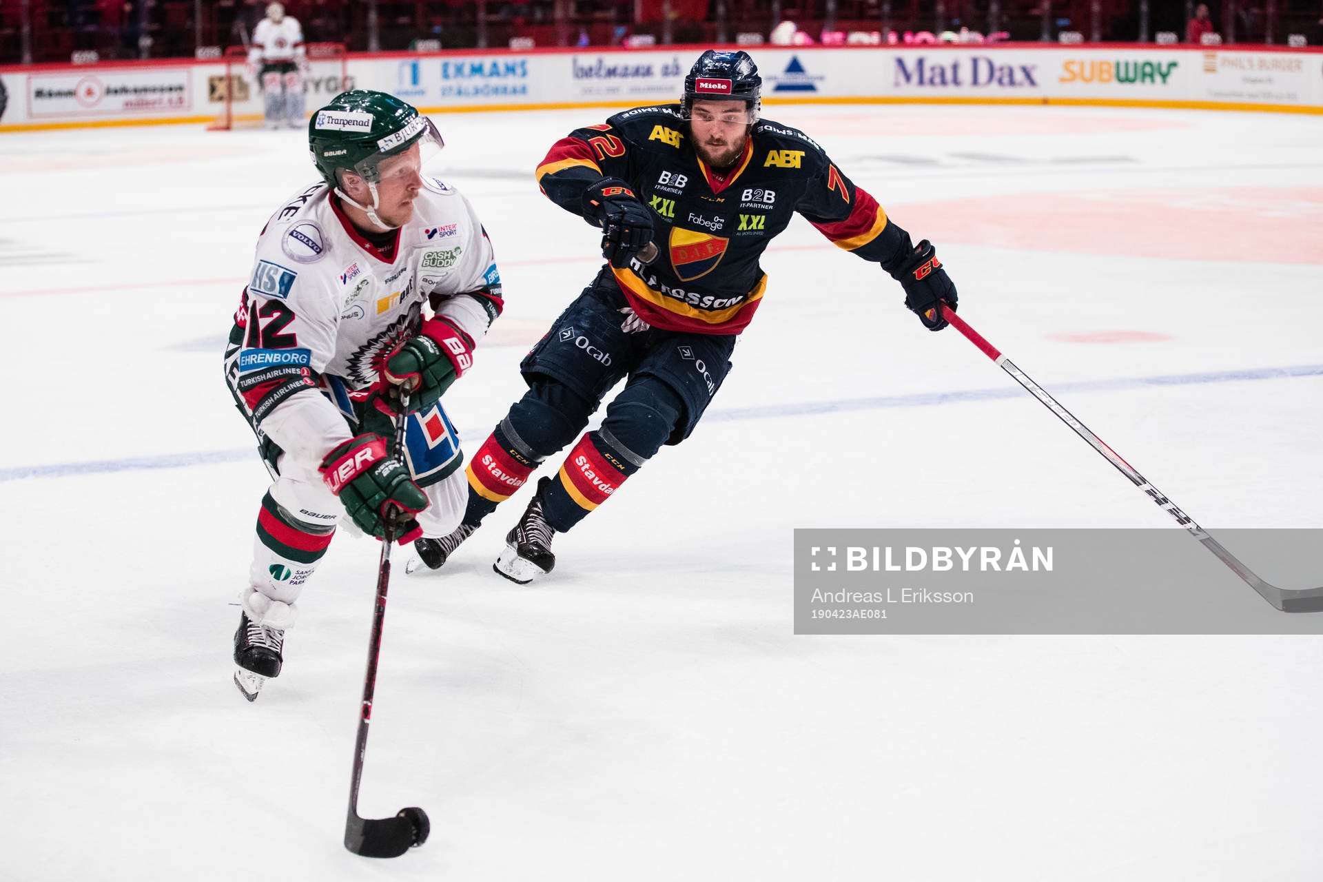 Frölundas Max Friberg och Djurgårdens Emil Bemström