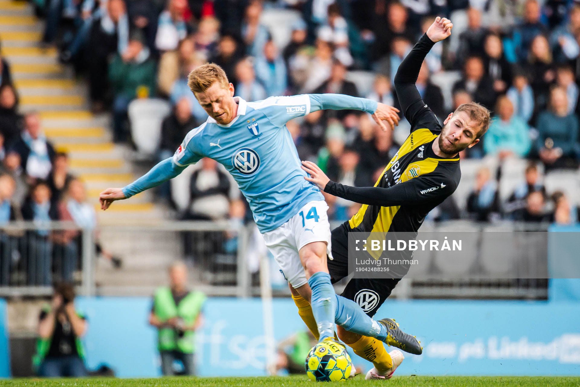 Malmö FFs Anders Christiansen och Hammarbys Darijan Bojanic