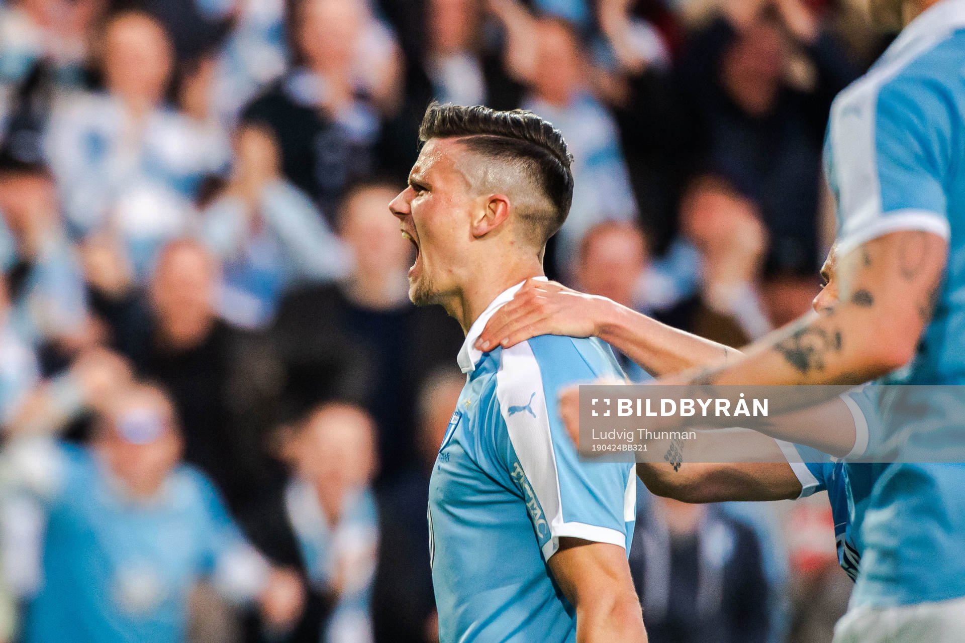 Malmö FFs Marcus Antonsson jublar
