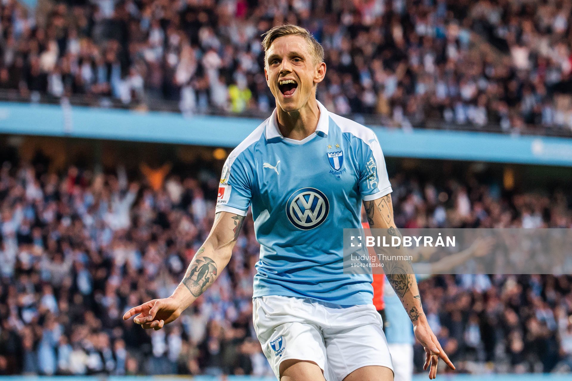 Malmö FFs Sören Rieks jublar