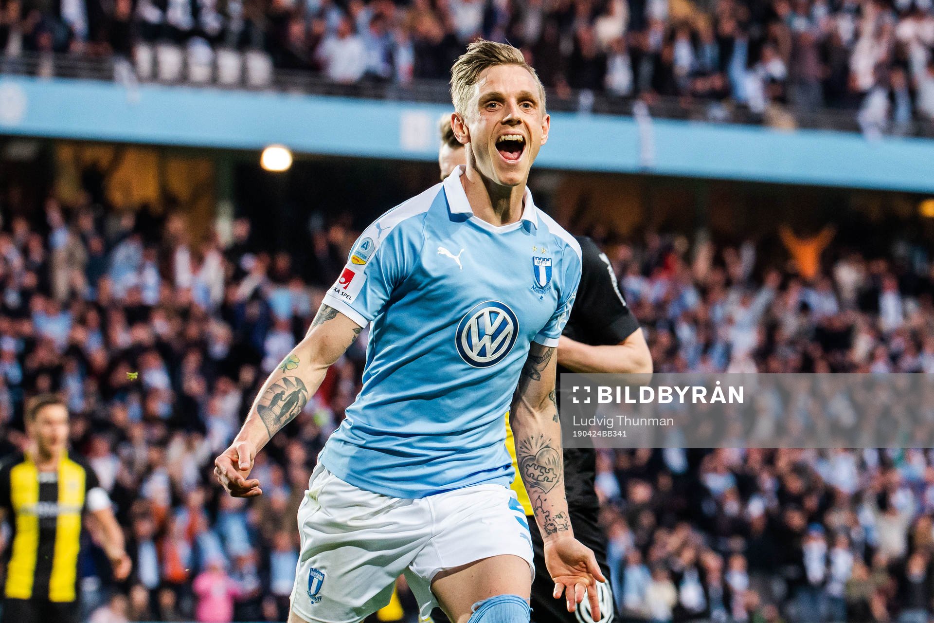 Malmö FFs Sören Rieks jublar