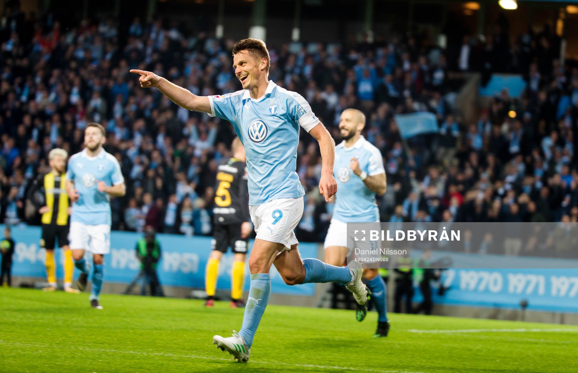Malmö FFs Markus Rosenberg jublar