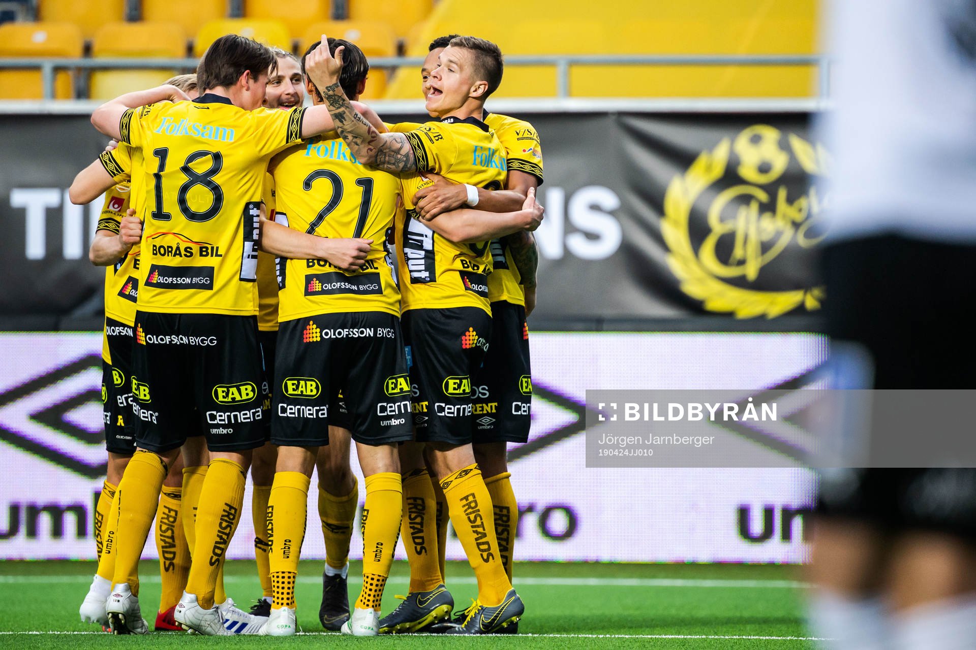 Elfsborgs spelare jublar