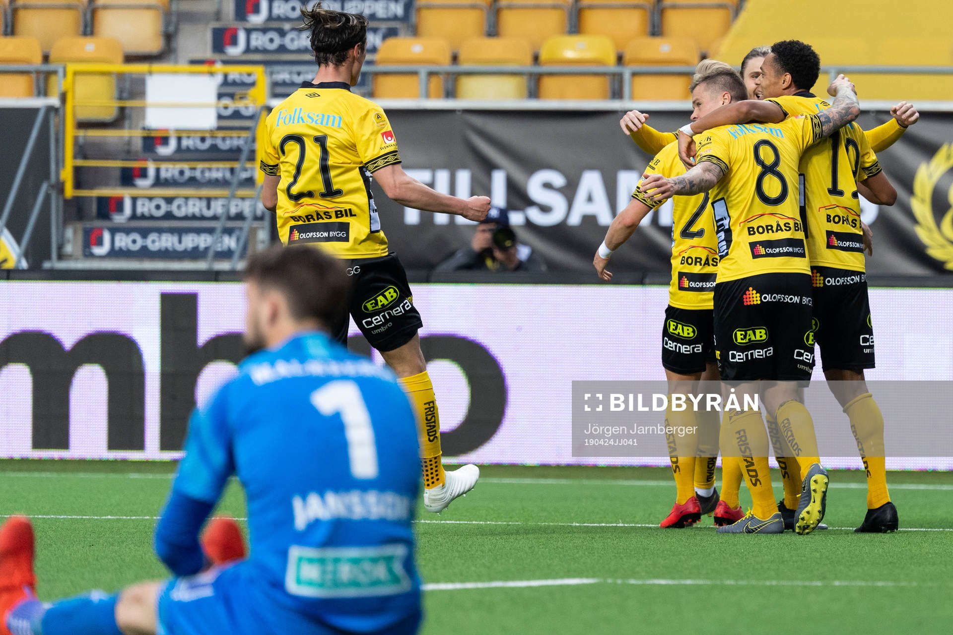 Elfsborgs spelare jublar