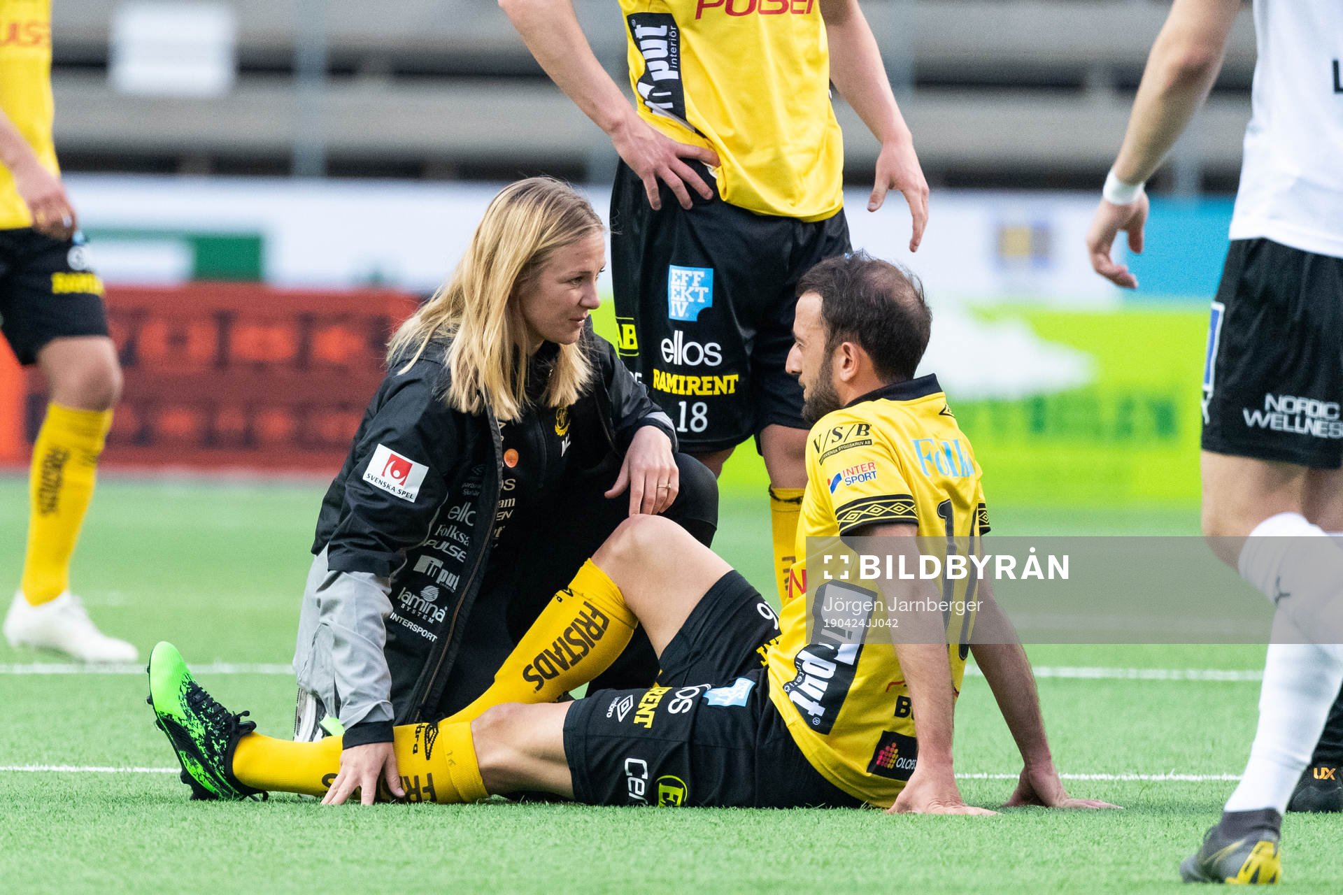 Elfsborgs Robert Gojani för behandling av läkare Matilda