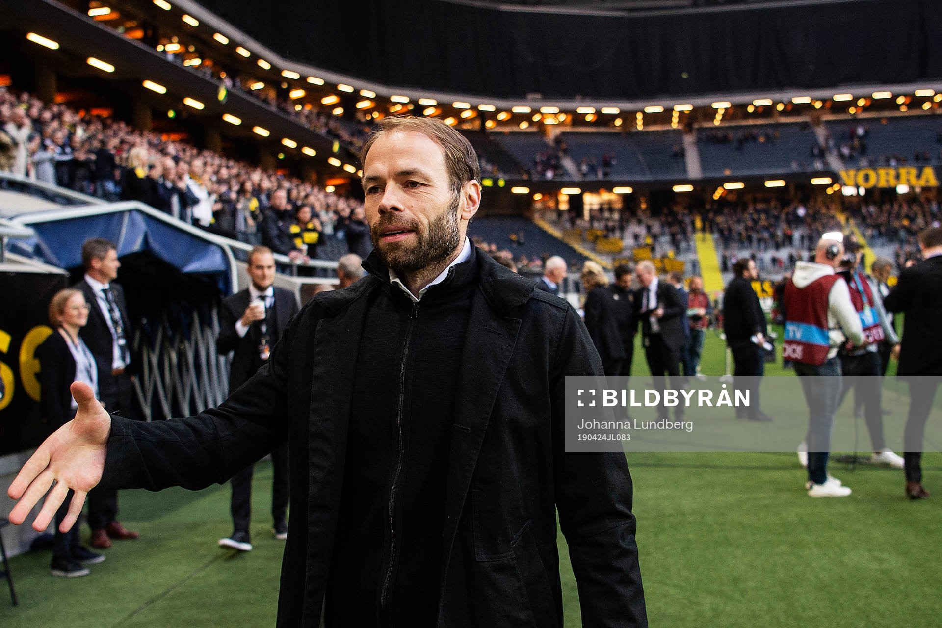 Häckens tränare Andreas Alm