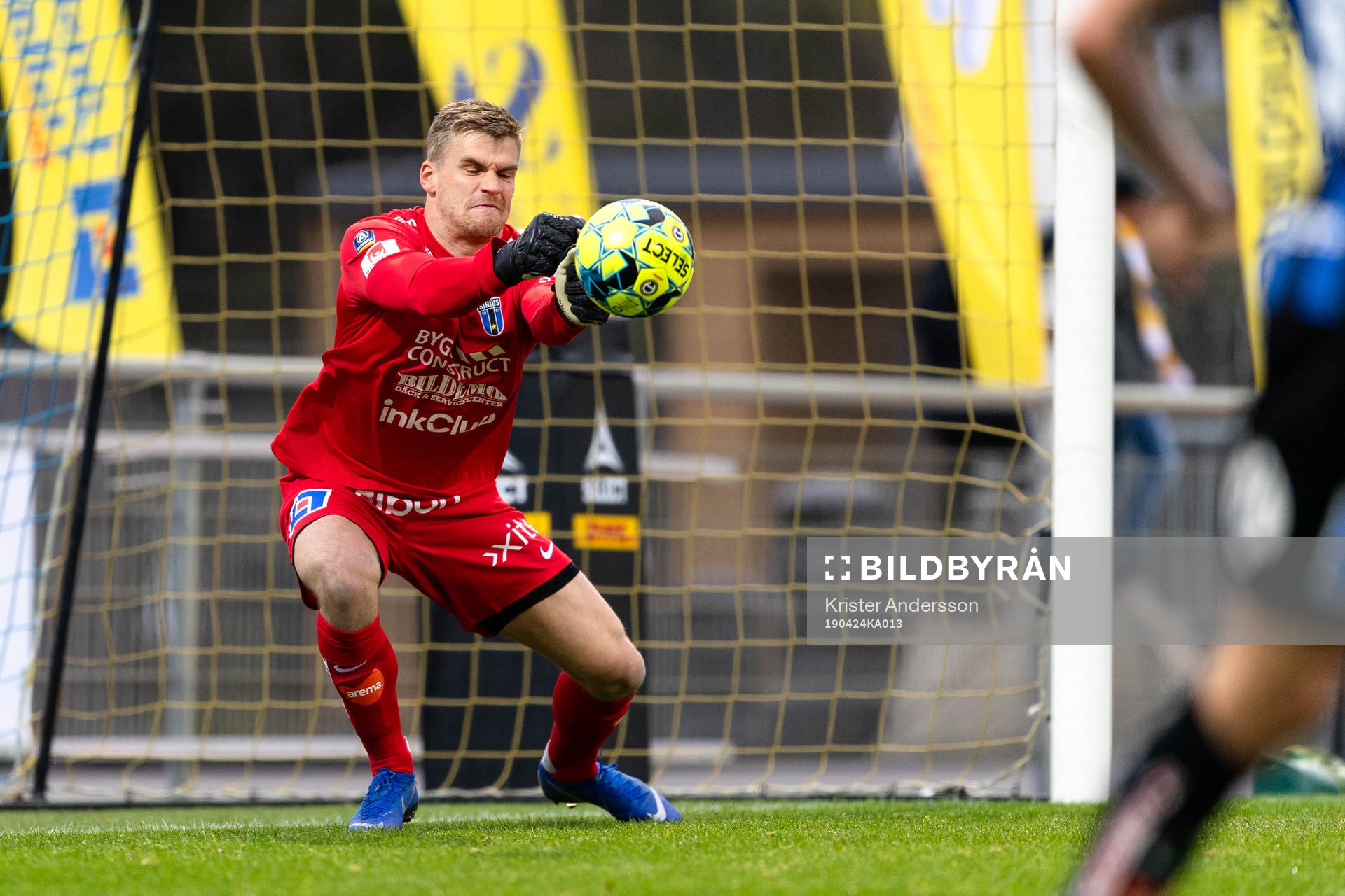 Sirius målvakt Lukas Jonsson