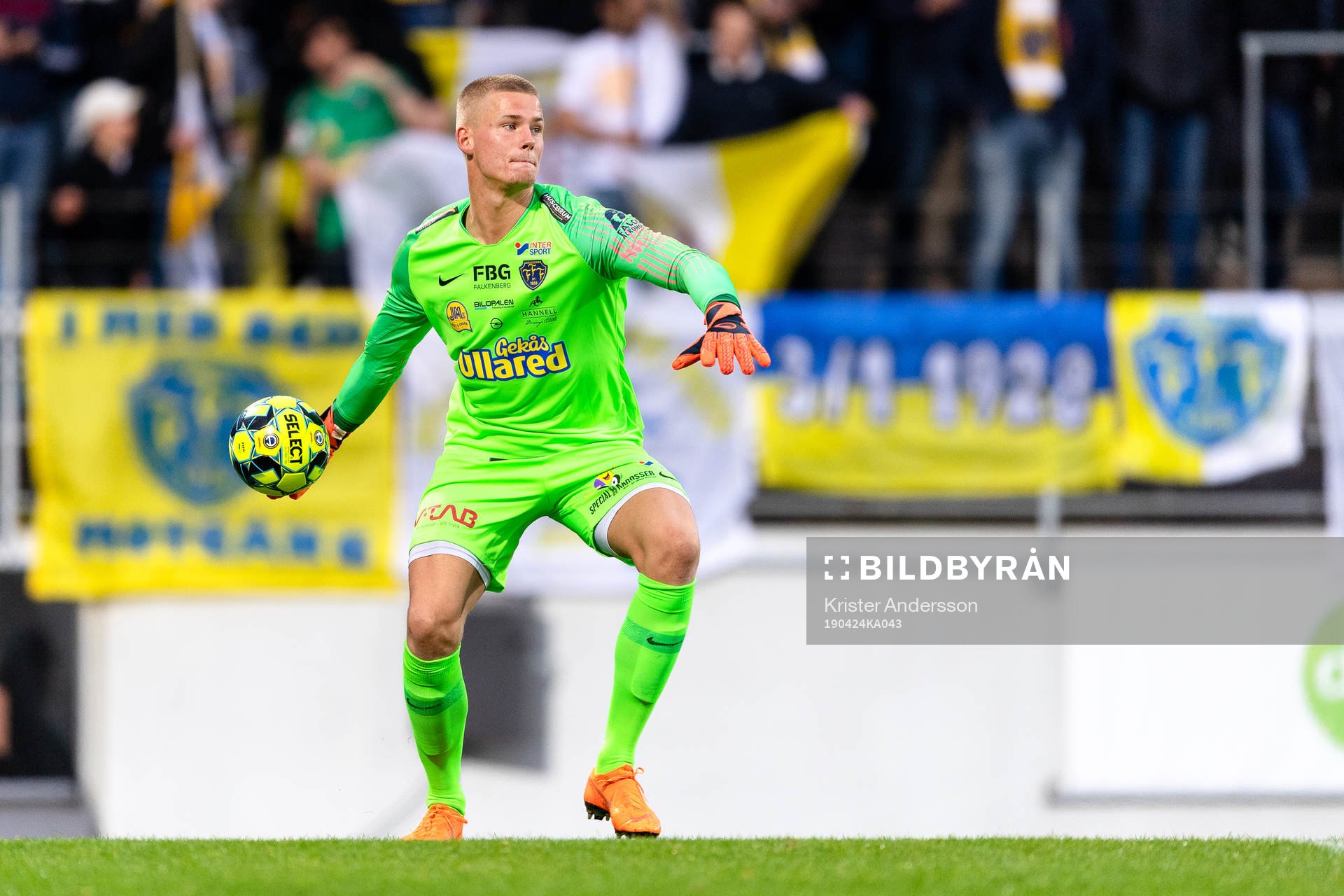 Falkenbergs målvakt Johan Brattberg