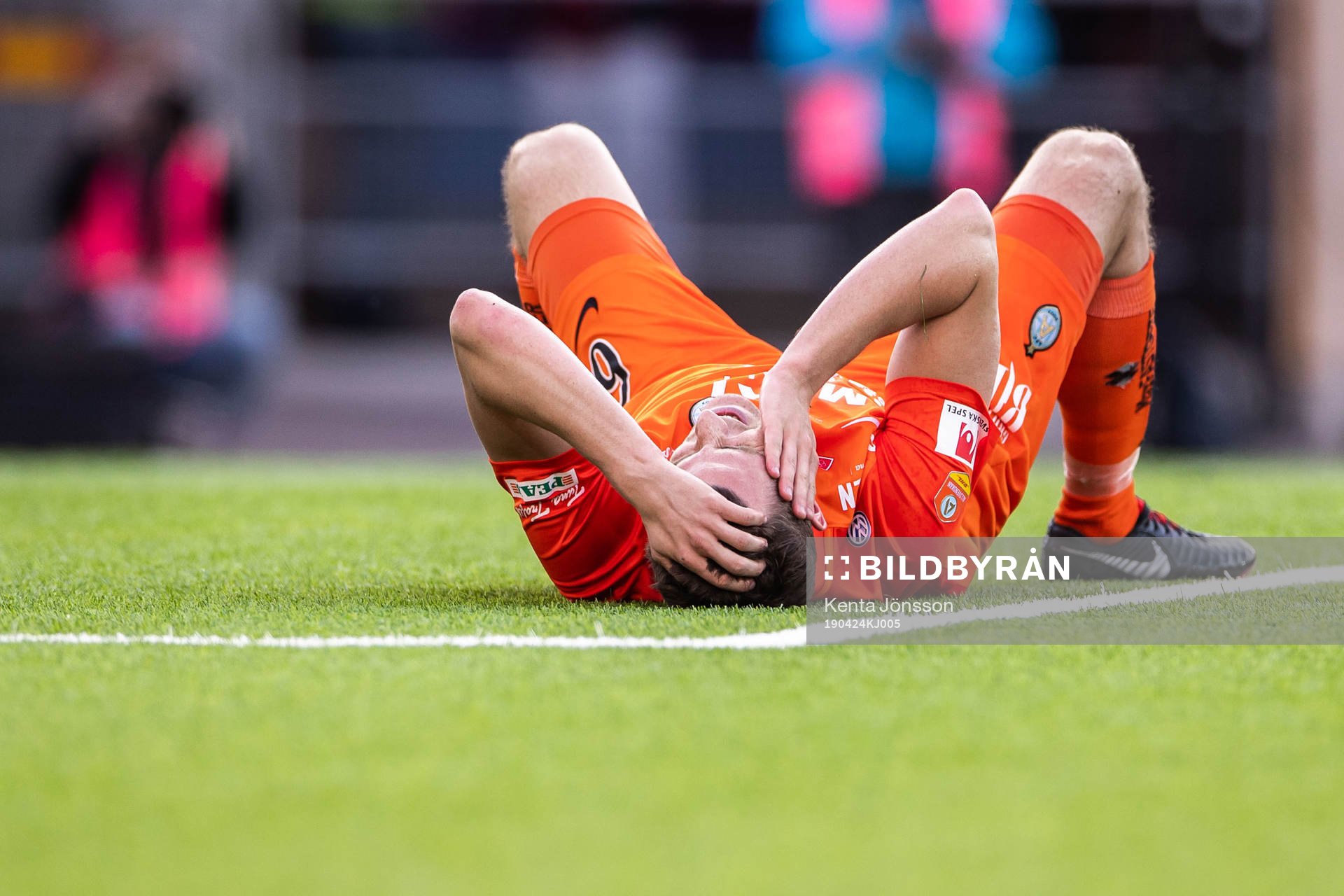 AFC Eskilstunas Jesper Björkman har ont