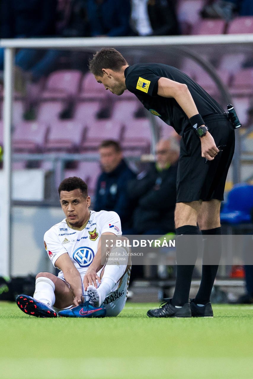 Östersunds Ravel Ryan Morrison har skadat sig och utgår