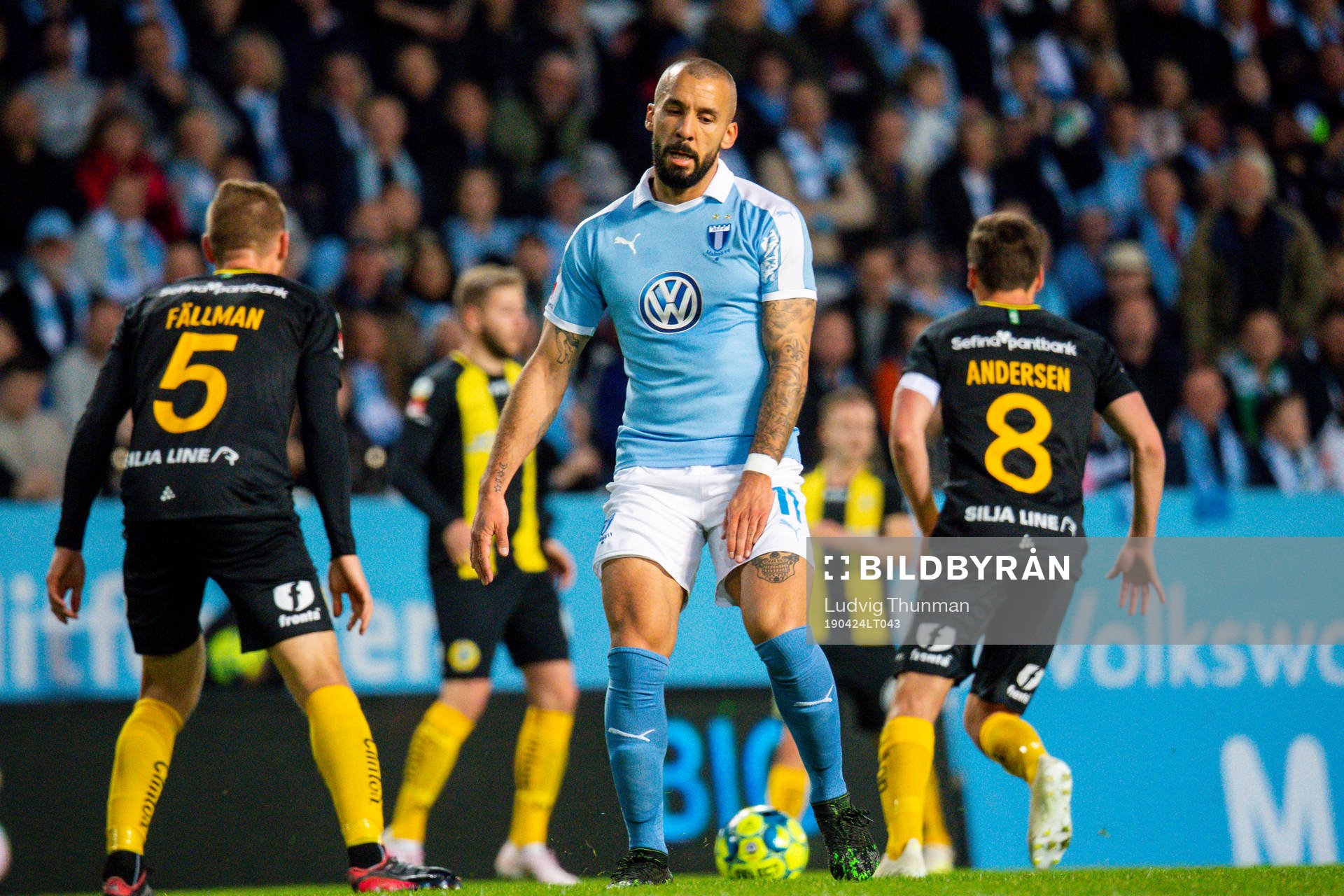Malmö FFs Guillermo Molins deppar