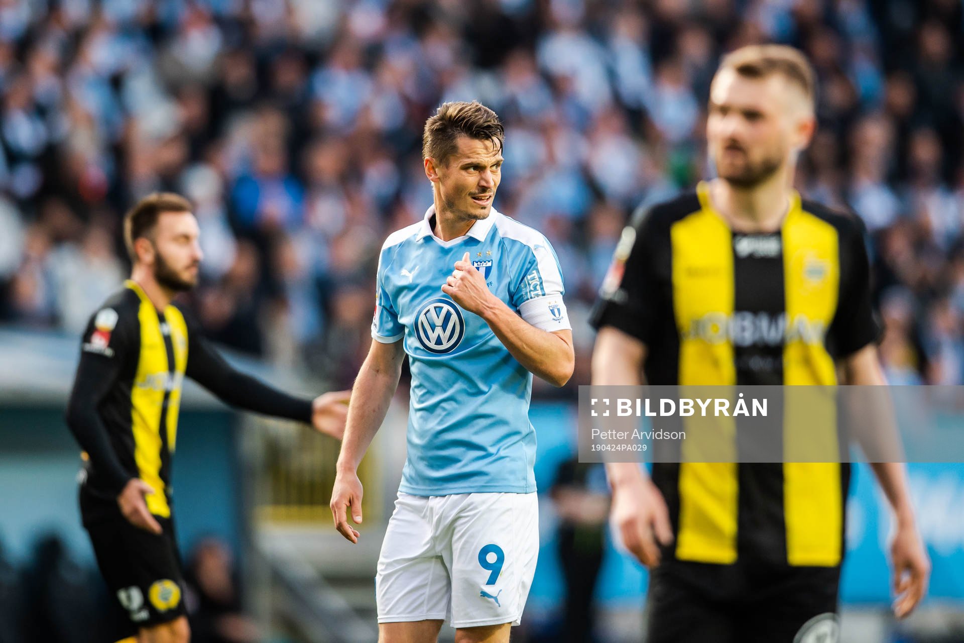 Malmö FFs Markus Rosenberg deppar