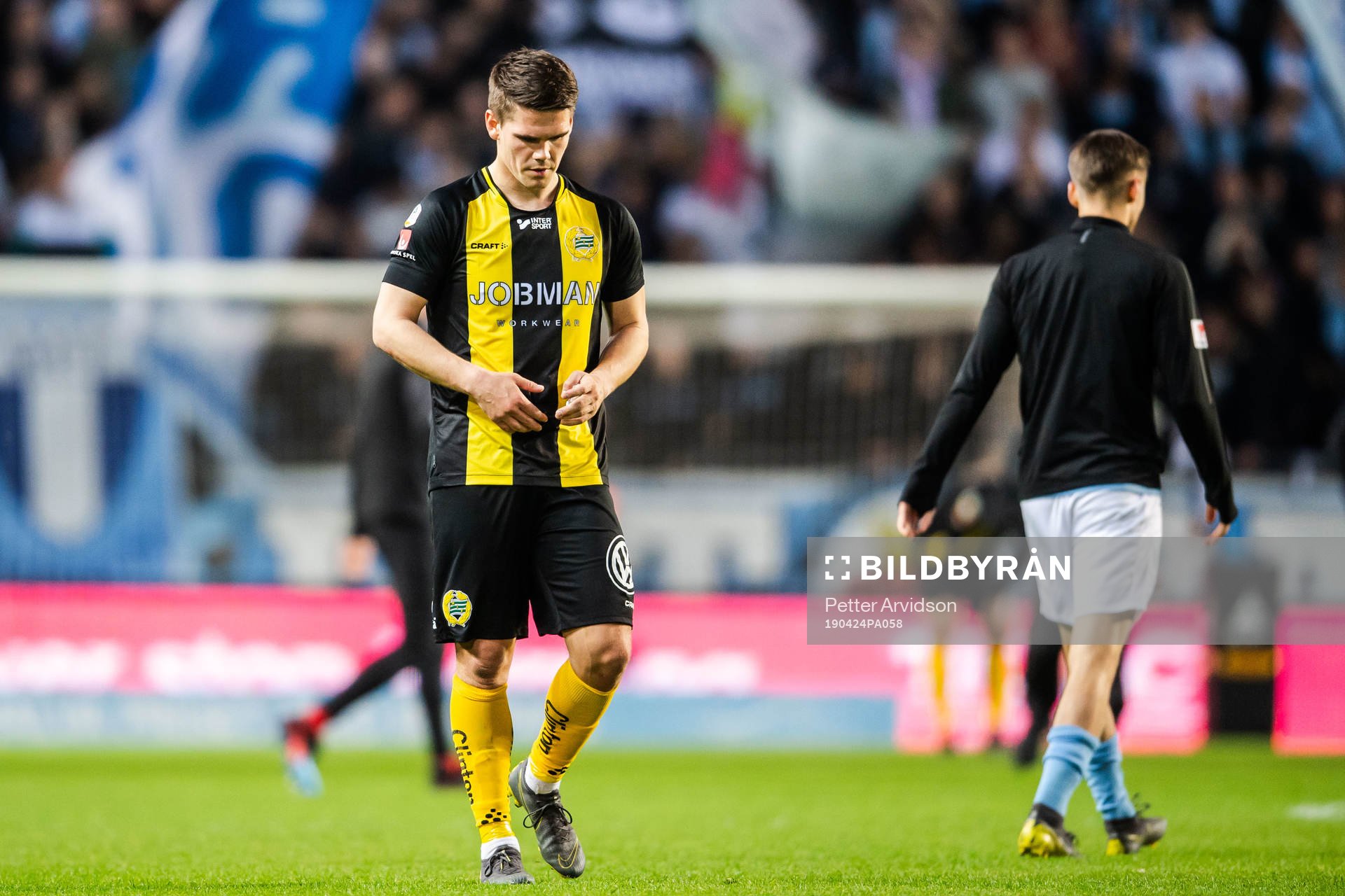 Hammarbys Vidar Örn Kjartansson deppar