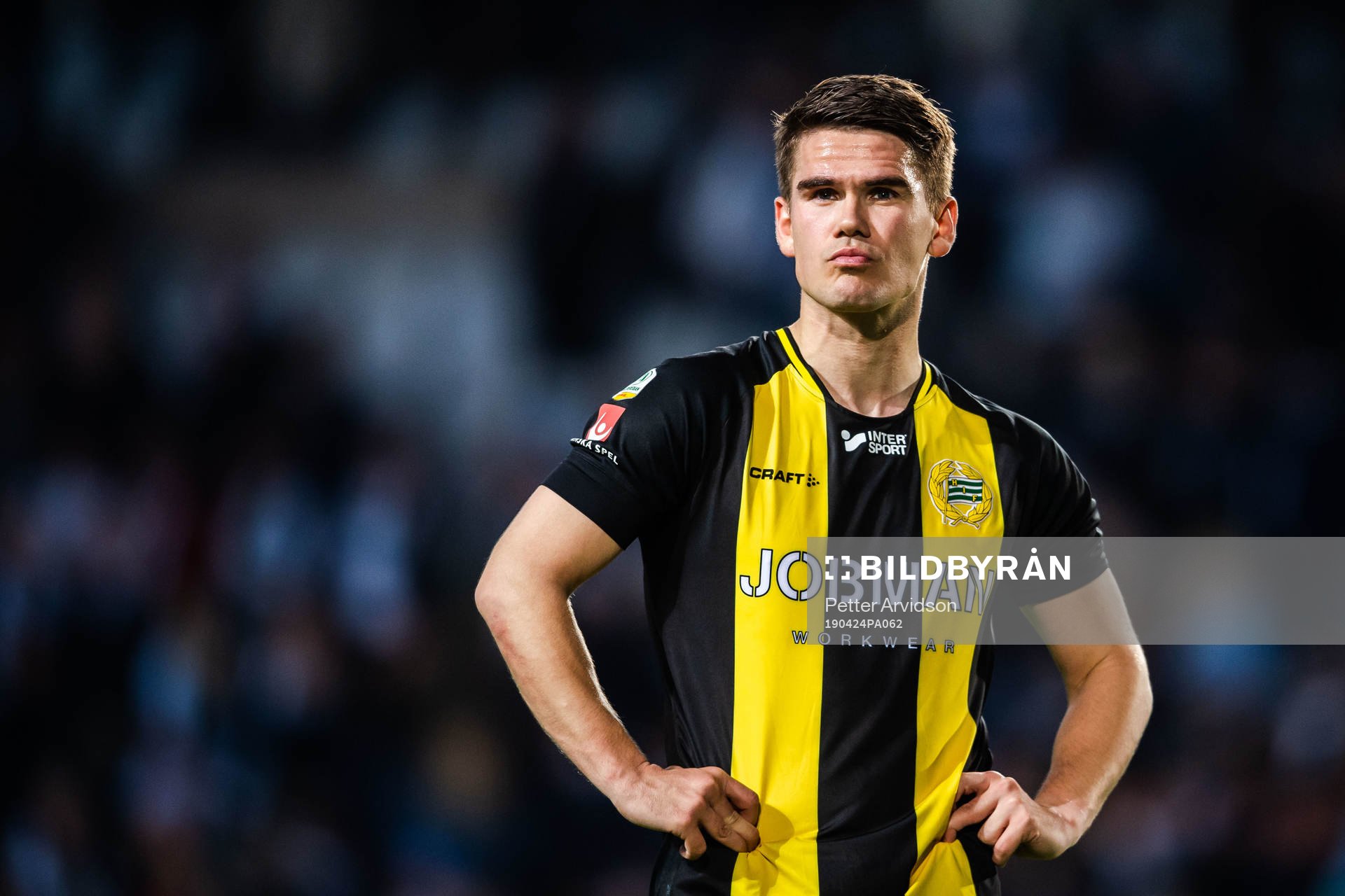 Hammarbys Vidar Örn Kjartansson deppar