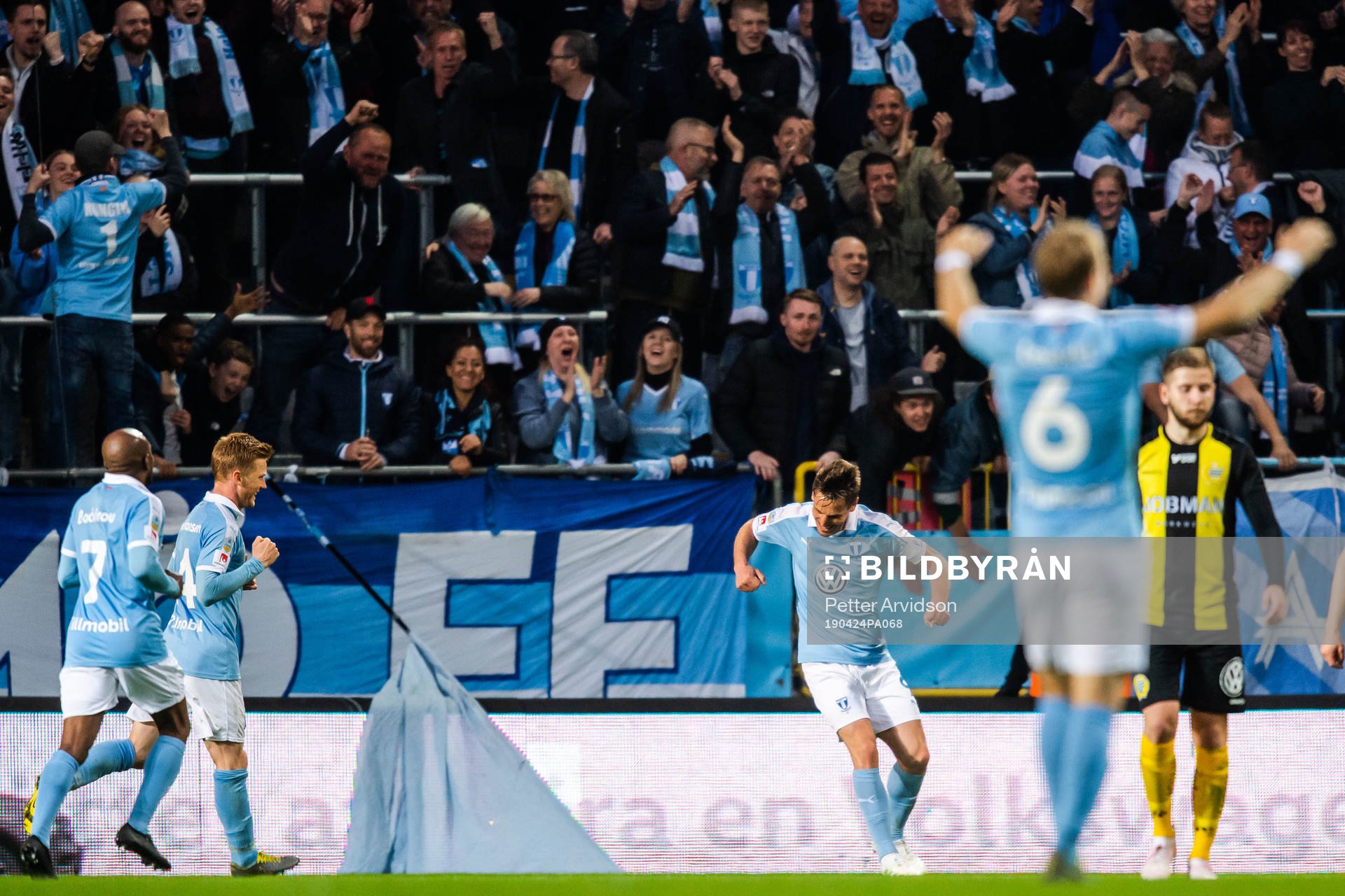 Malmö FFs Markus Rosenberg jublar