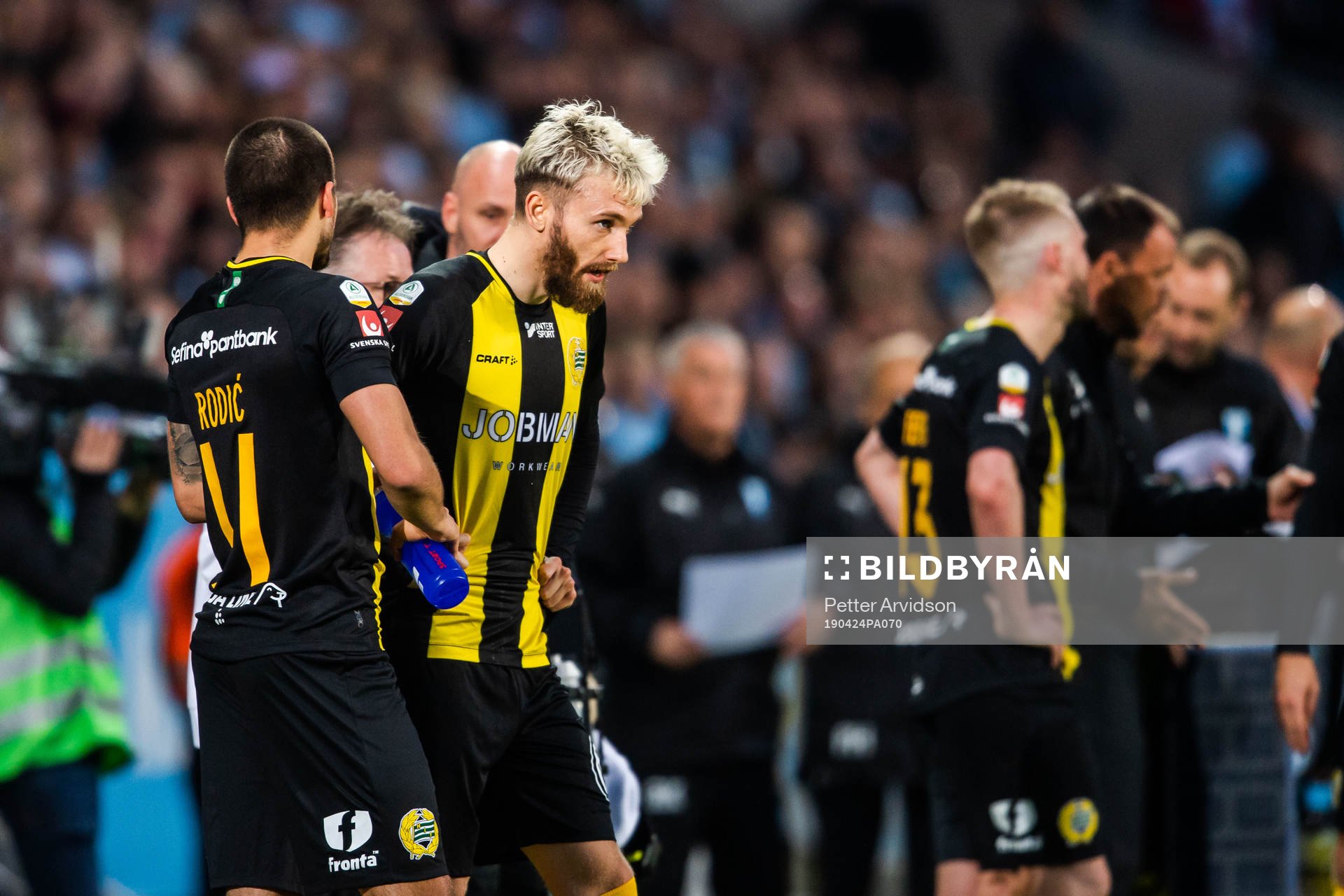 Hammarbys Simon Sandberg deppar