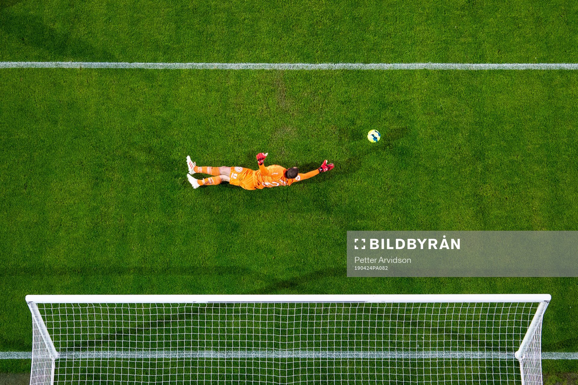 Hammarbys målvakt Gianluca Curci