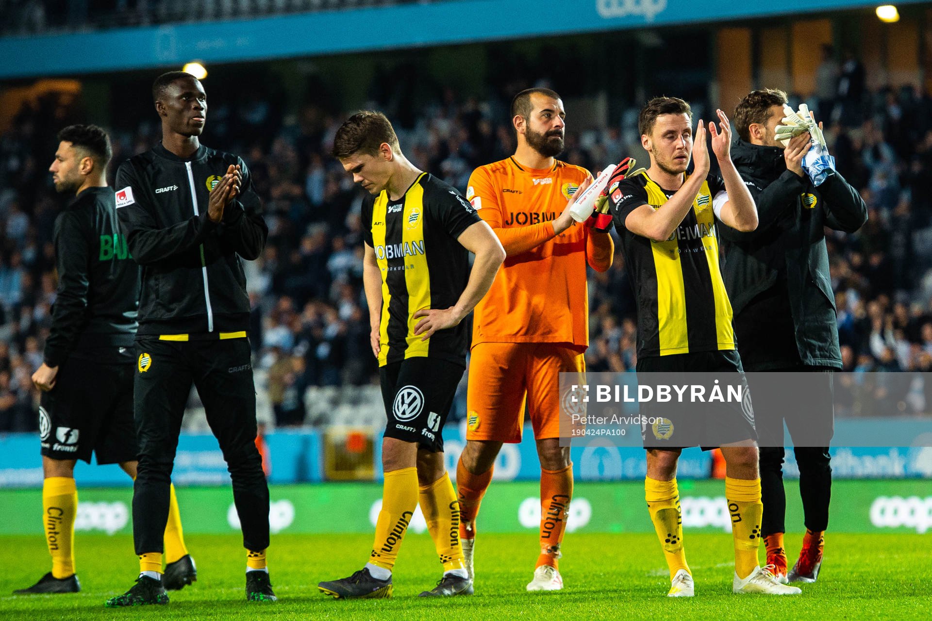 Hammarbys spelare deppar