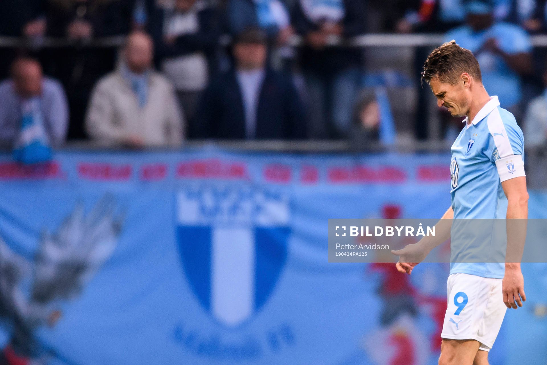 Malmö FFs Markus Rosenberg deppar