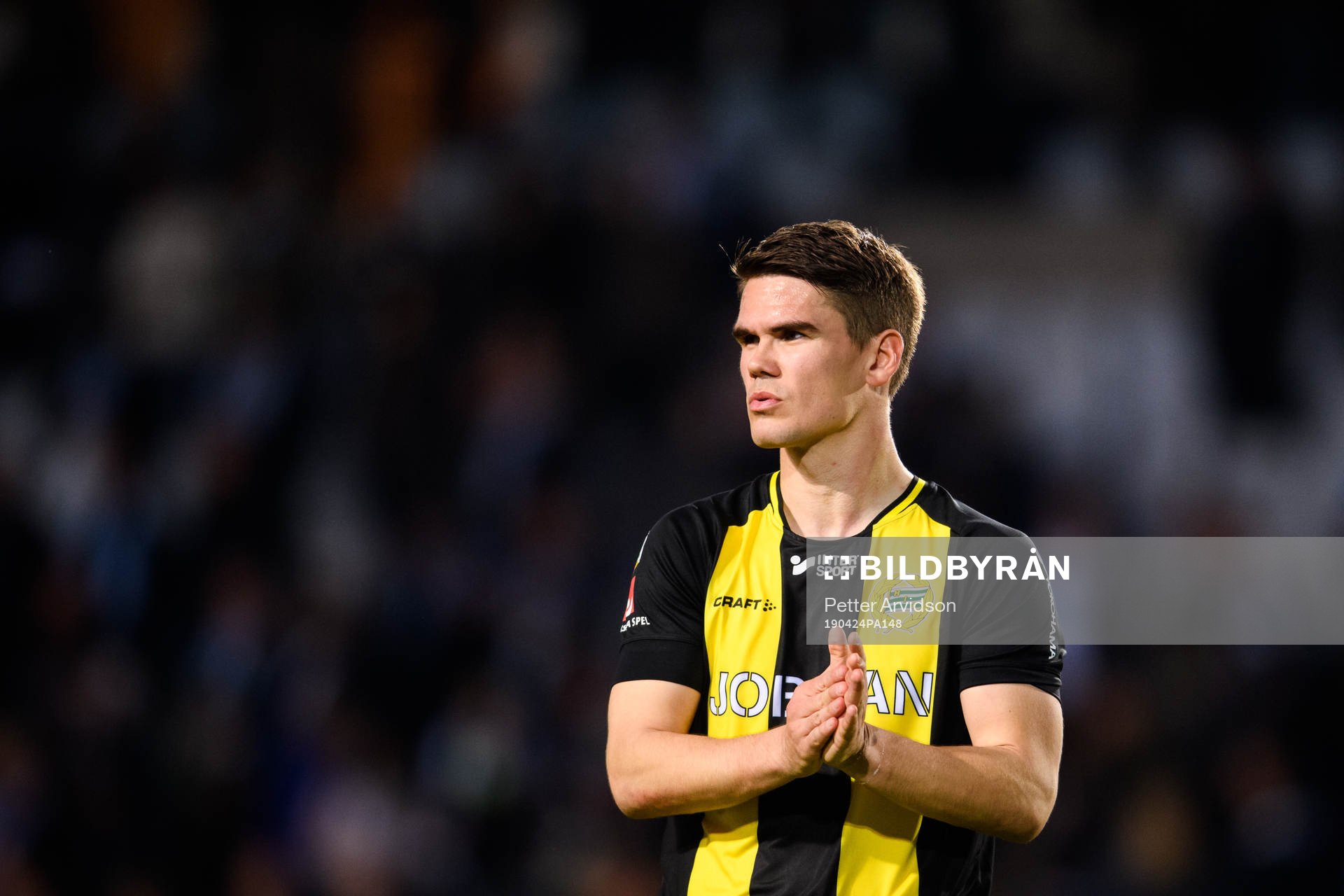 Hammarbys Vidar Örn Kjartansson deppar
